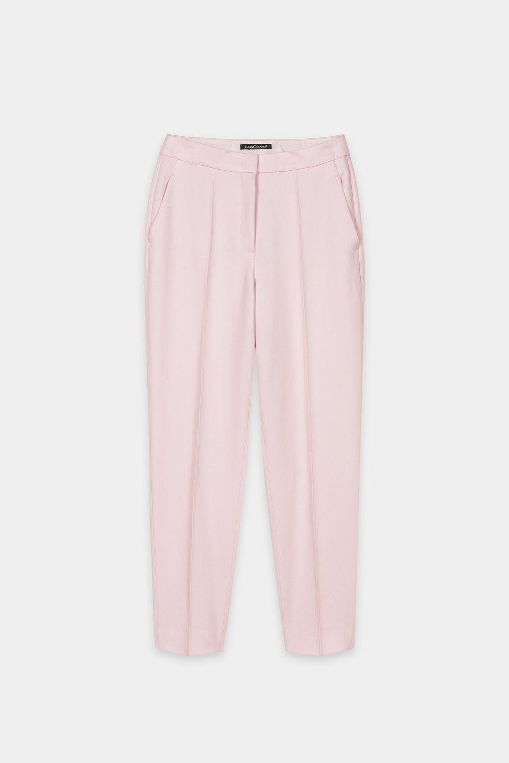 Twill tapered pants - creamy blush - Standard
