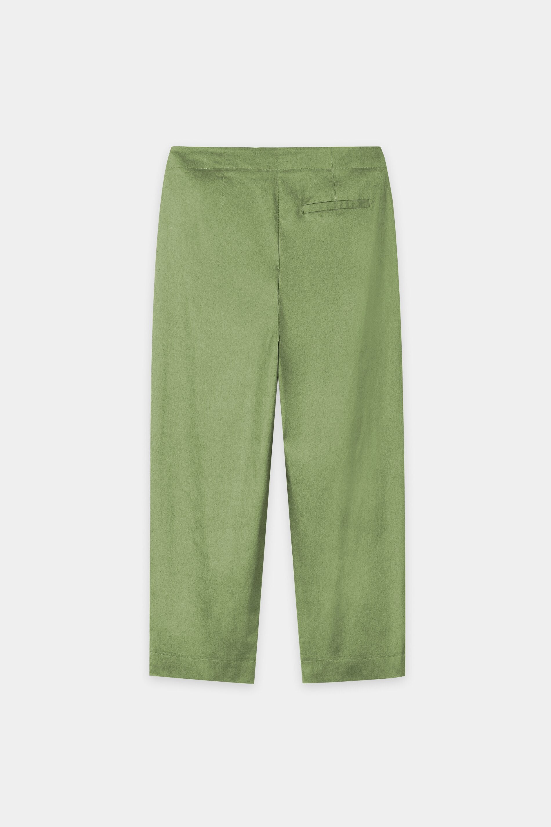 Gabardine-Tapered-Pants - moss green - Standard | Artikel Rück