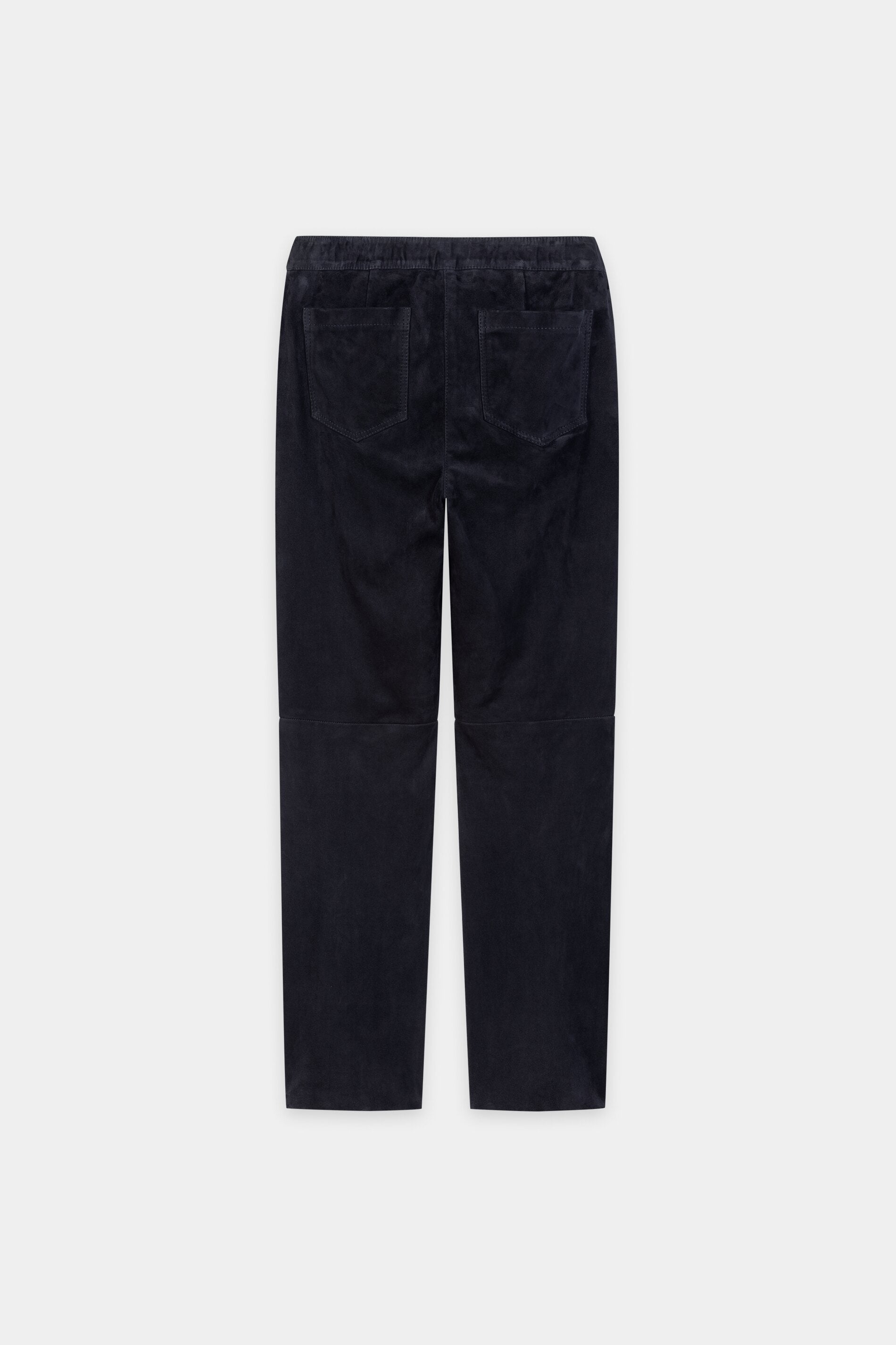 Veloursleder-Straightleg-Pants - winter navy - Standard | Artikel Rück