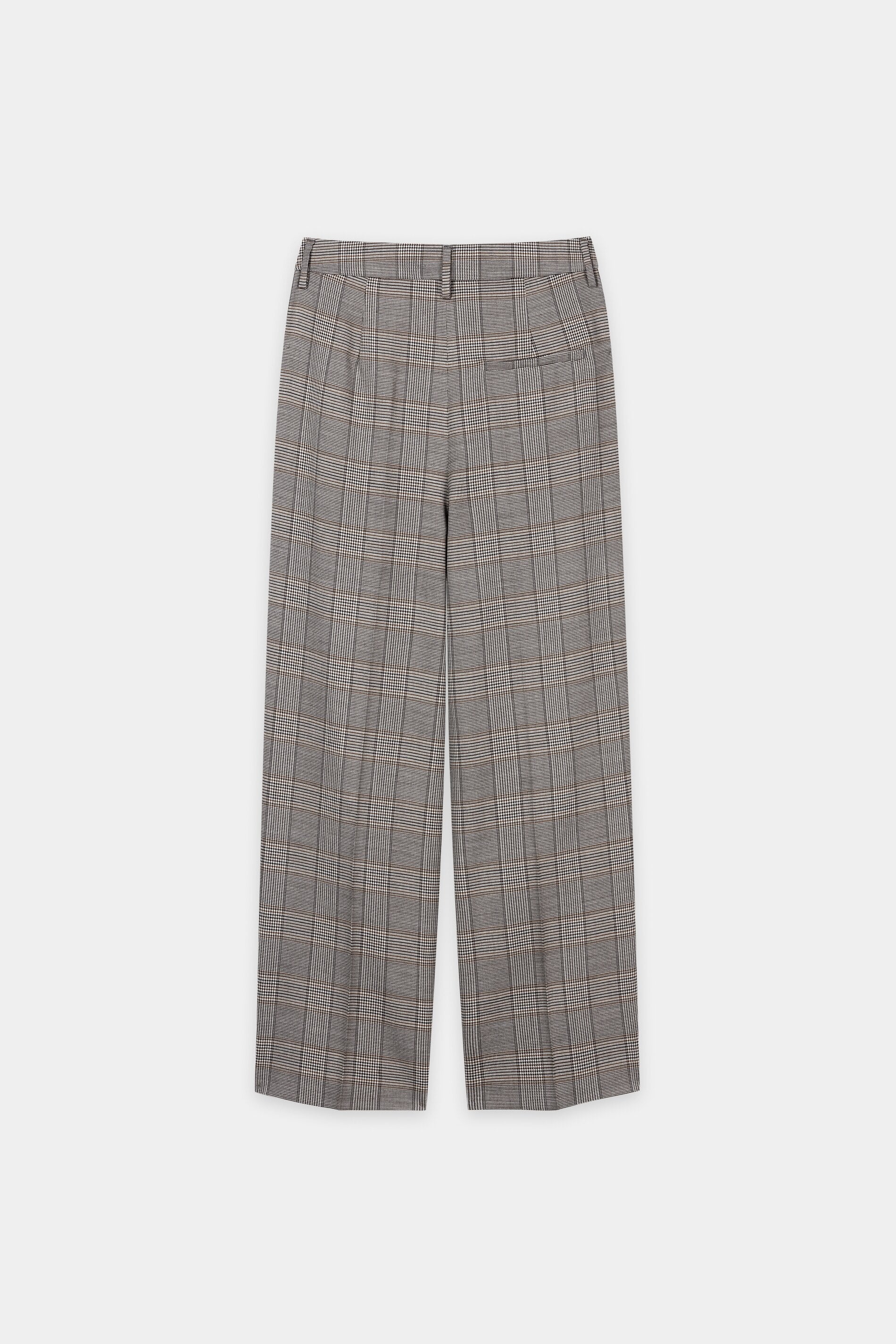 Karo-Tapered-Pants - heather grey - Standard | Artikel Rück
