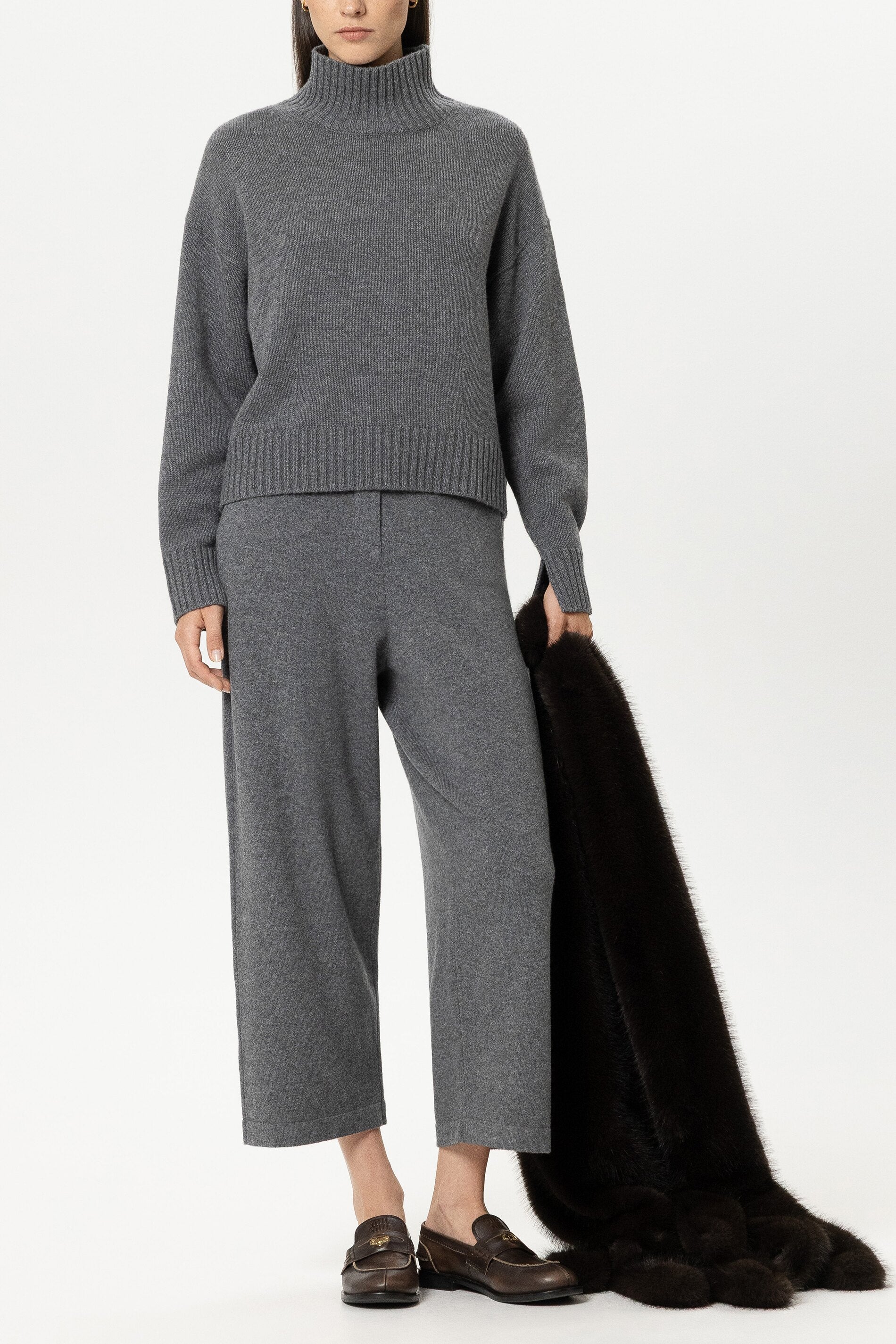 Cargo-Pants aus Woll-Mix - multi - Standard | Model Front