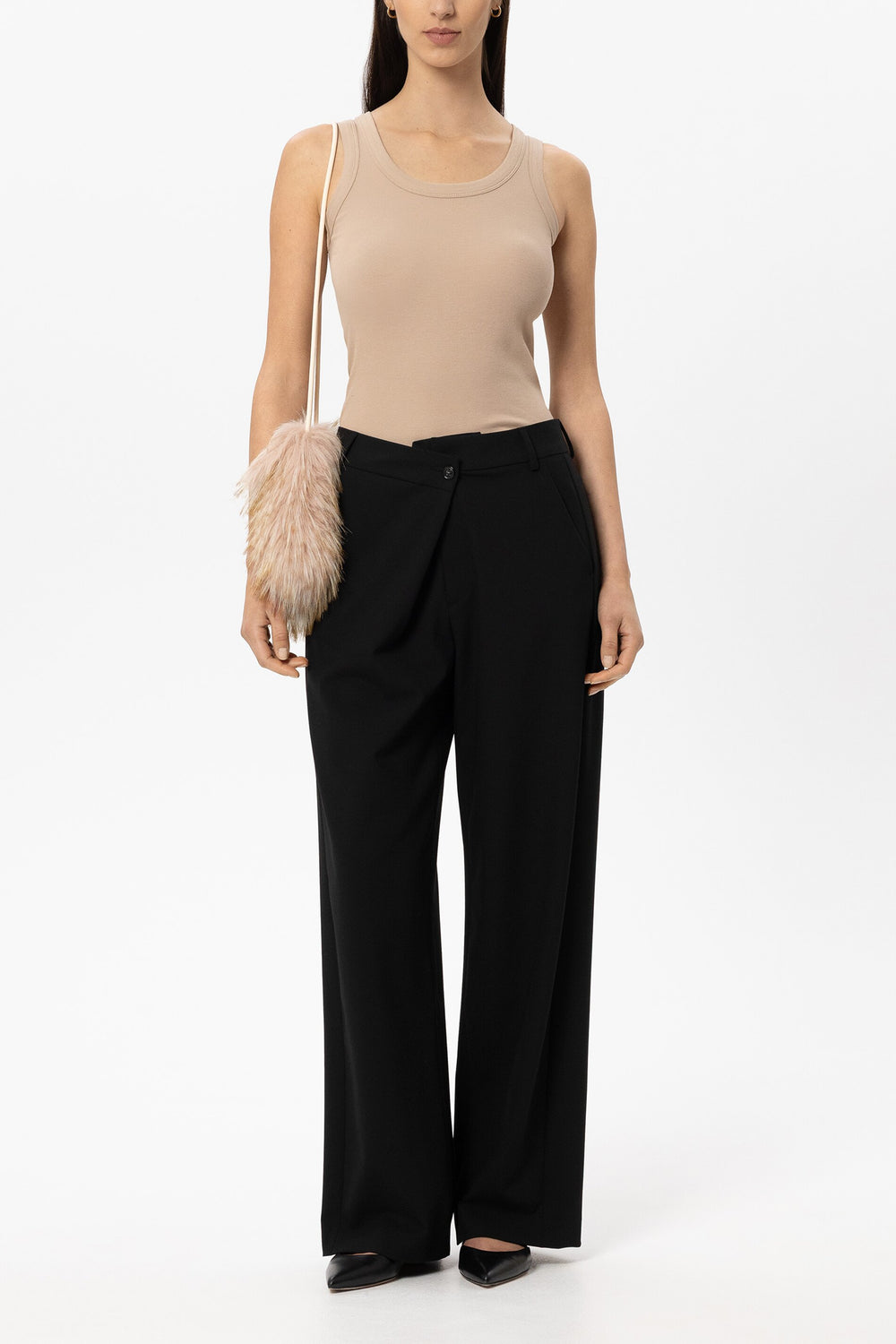 Wideleg-Pants - black - Standard