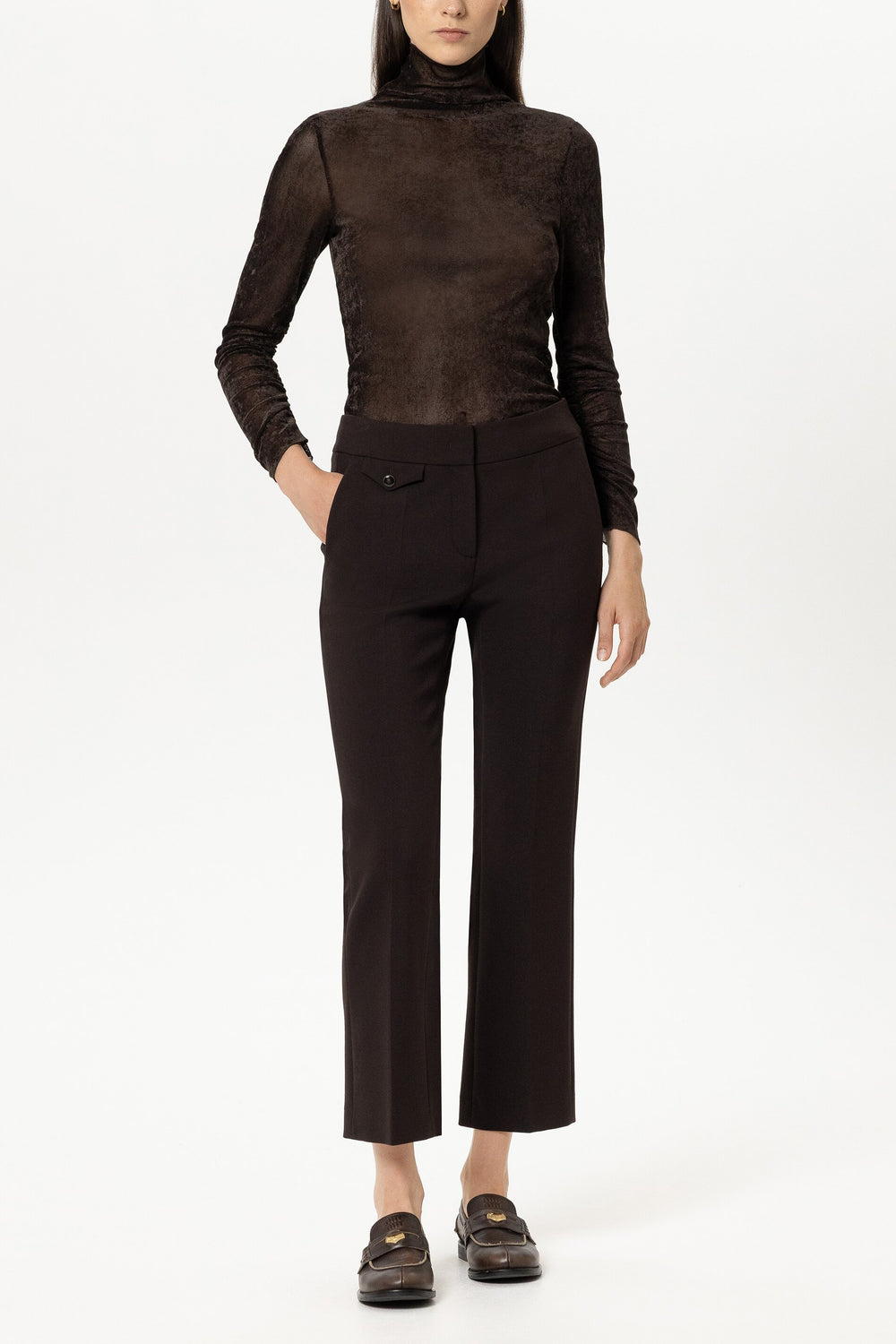 Babyflare pants - truffle - Standard