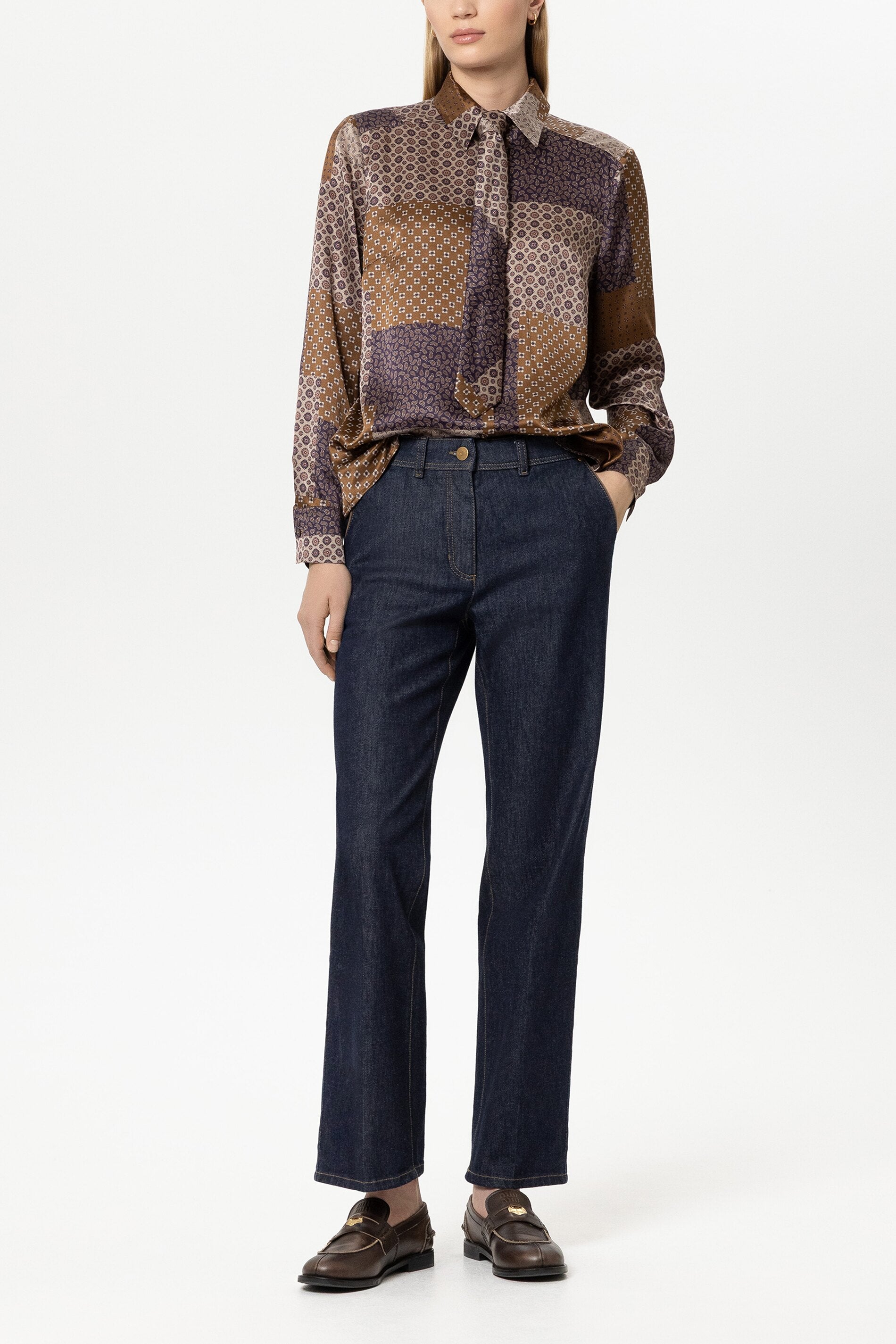 Authentic-Straightleg-Denim - denim blue - Standard | Model Front