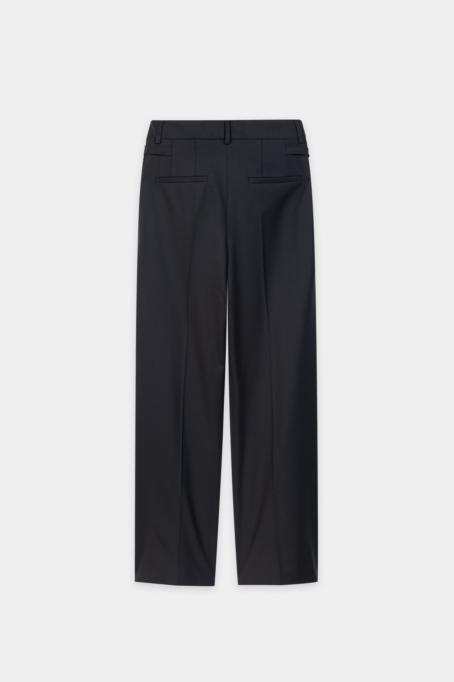 Wideleg-Pants aus Woll-Mix - winter navy - Standard | Artikel Rück