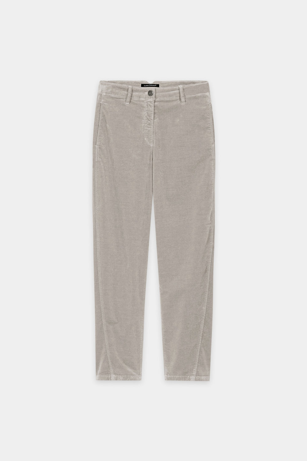Barrelleg-Velvet-Pants - pearl - Standard