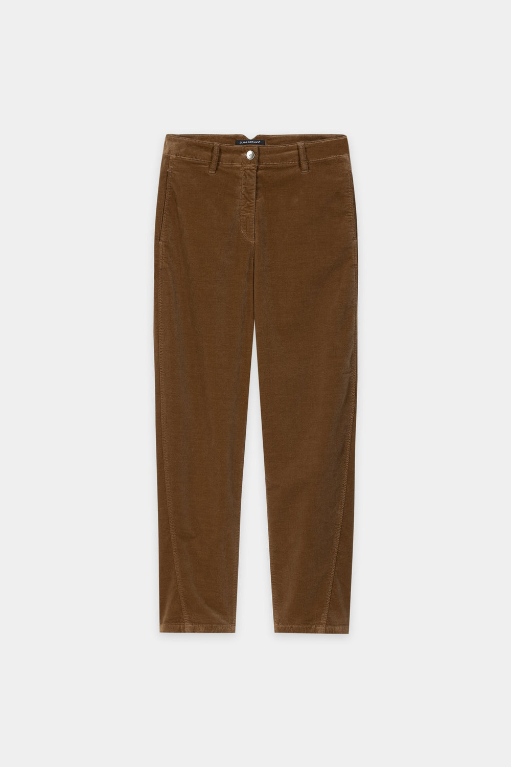 Barrelleg-Velvet-Pants - caramel - Standard