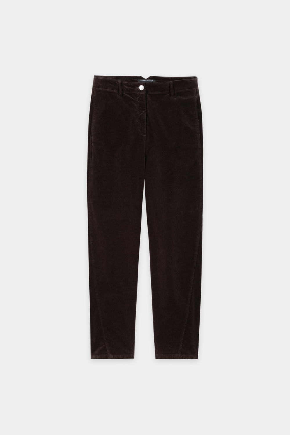 Barrelleg-Velvet-Pants - truffle - Standard