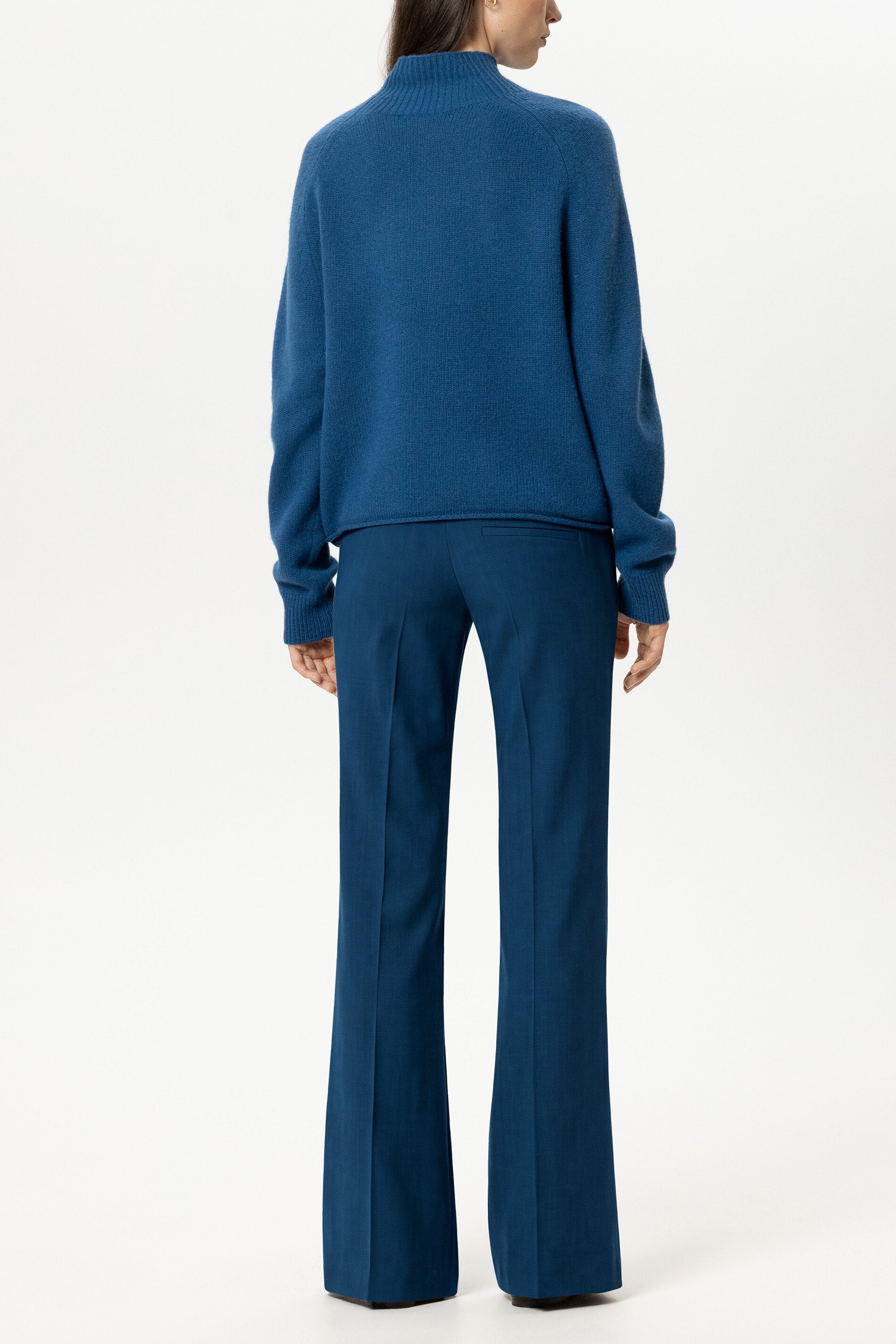 Bootleg-Pants - sapphire - Standard | Model Rück