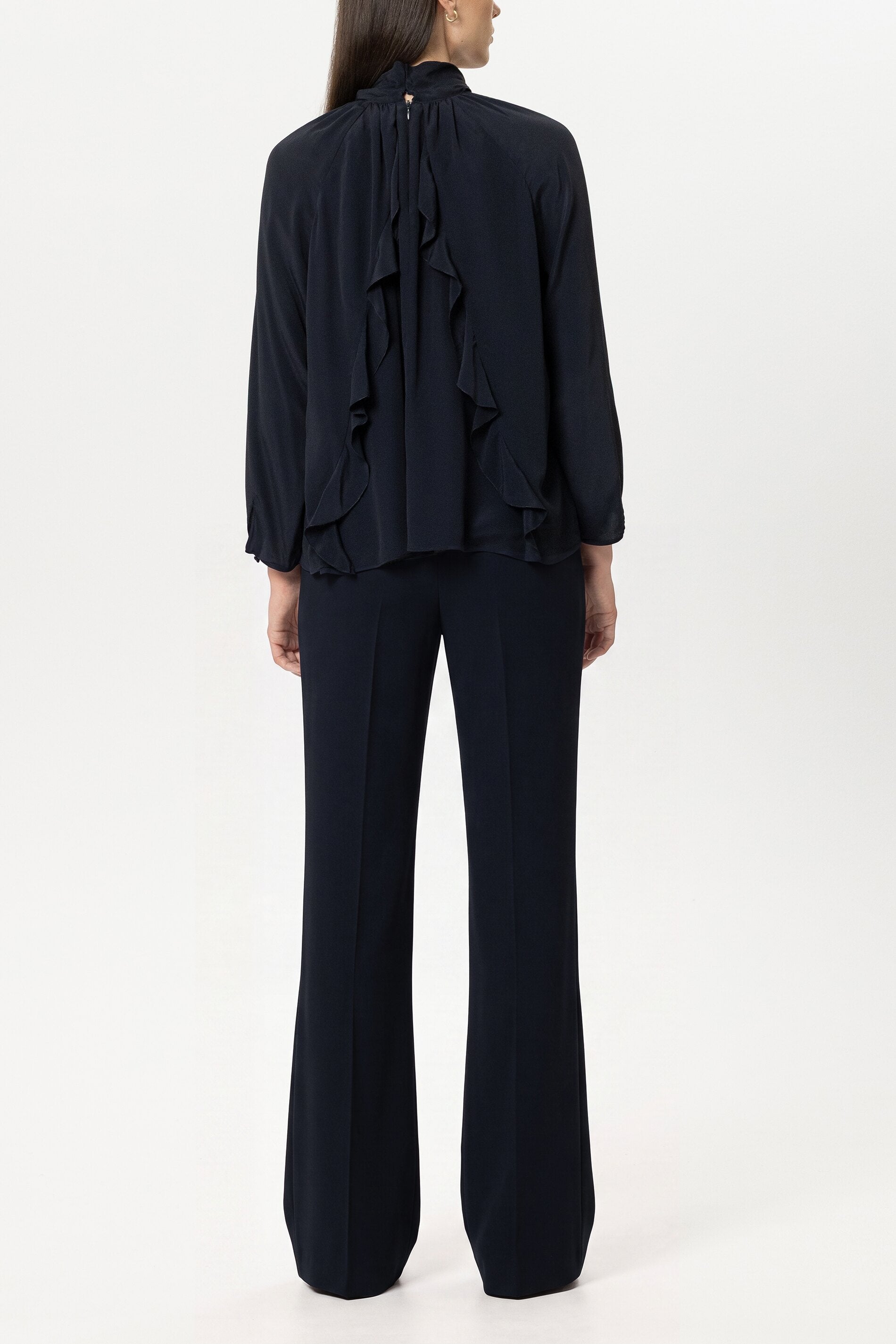 Bootleg-Pants - winter navy - Standard | Model Rück
