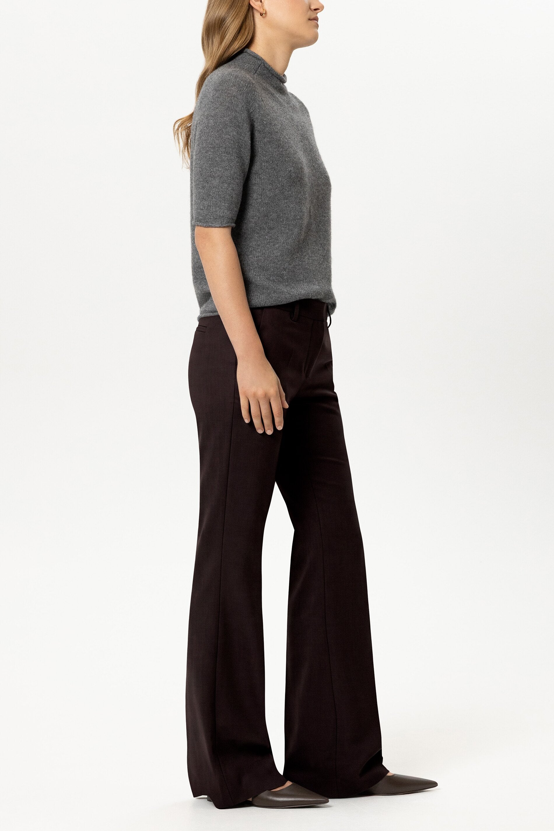 Bootleg-Pants - truffle - Standard | Model Seite