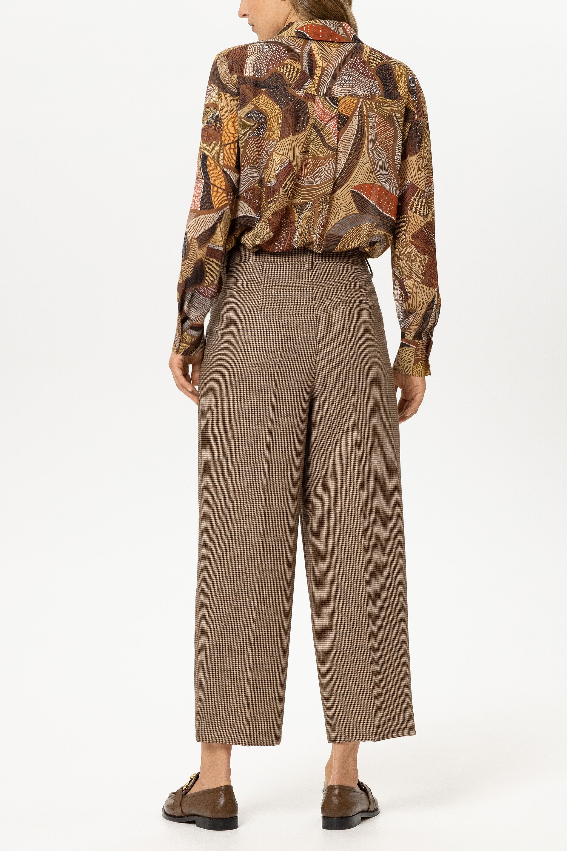 Glencheck-Tapered-Pants - multi - Standard | Model Rück