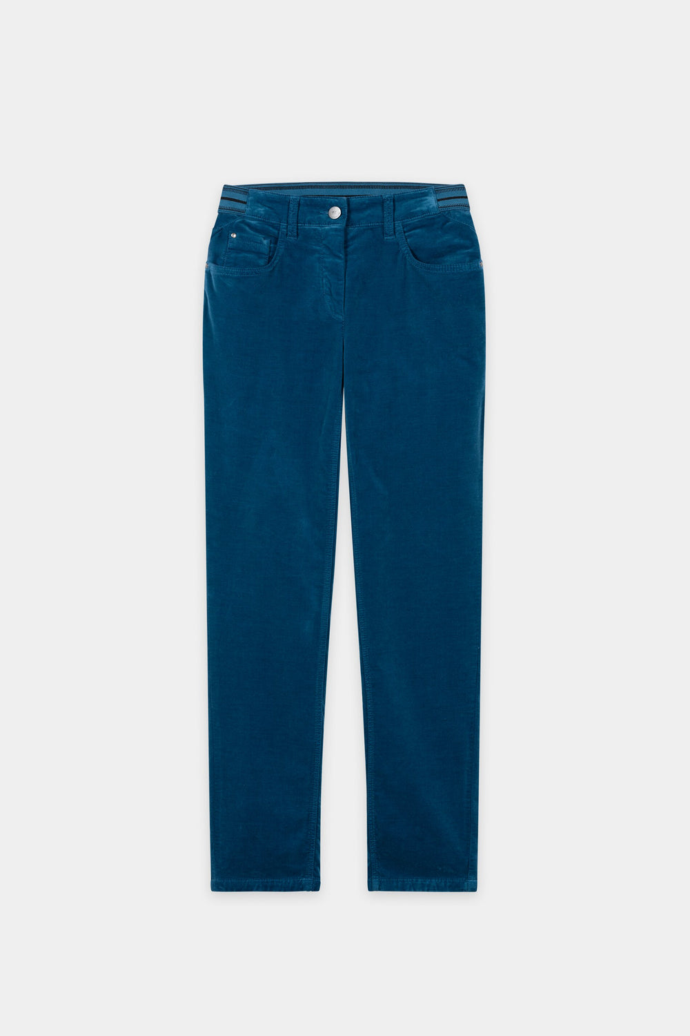 Skinny-Velvet-Pants - sapphire - Standard