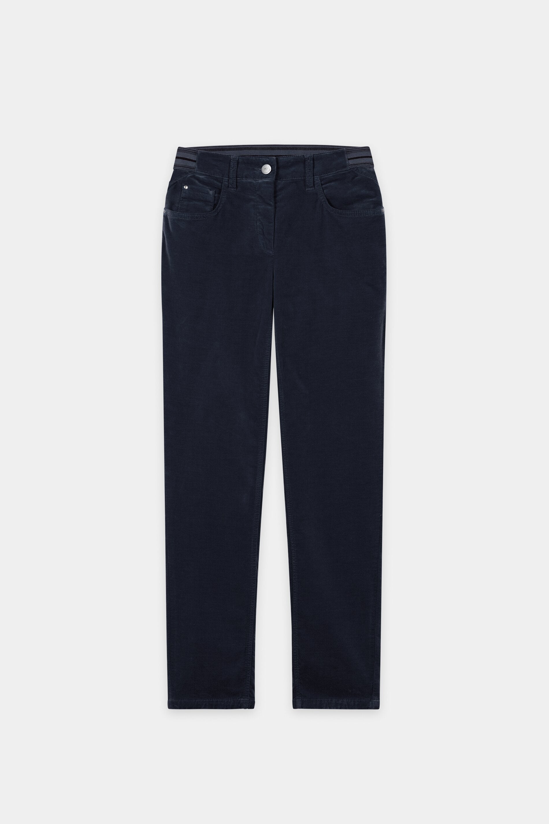 Skinny-Velvet-Pants - winter navy - Standard | Artikel Front