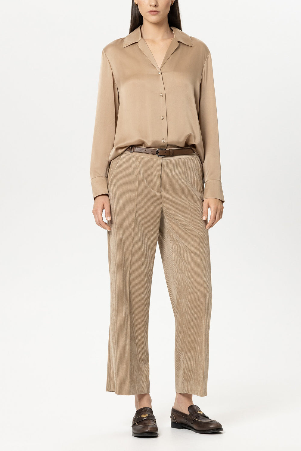Cord-Wideleg-Pants - soft caramel - Standard