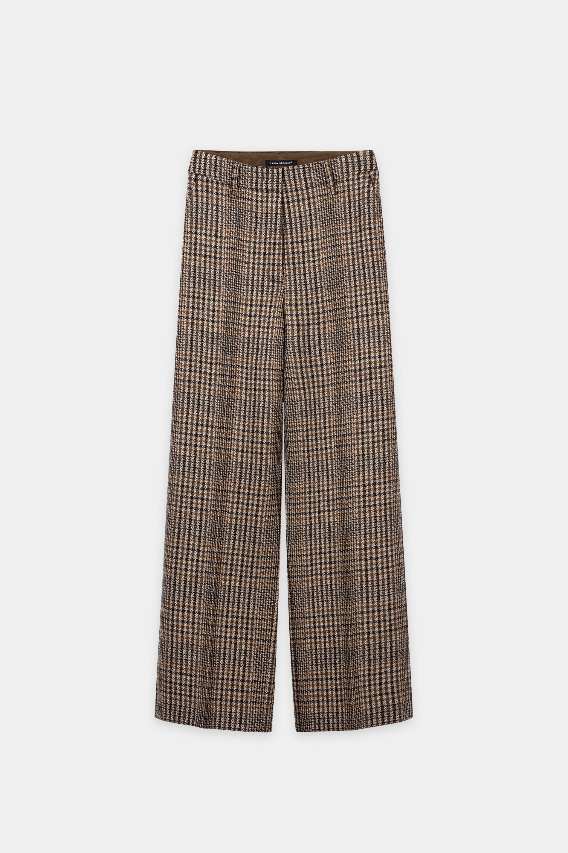 Karo-Wideleg-Pants - multi - Standard | Artikel Front