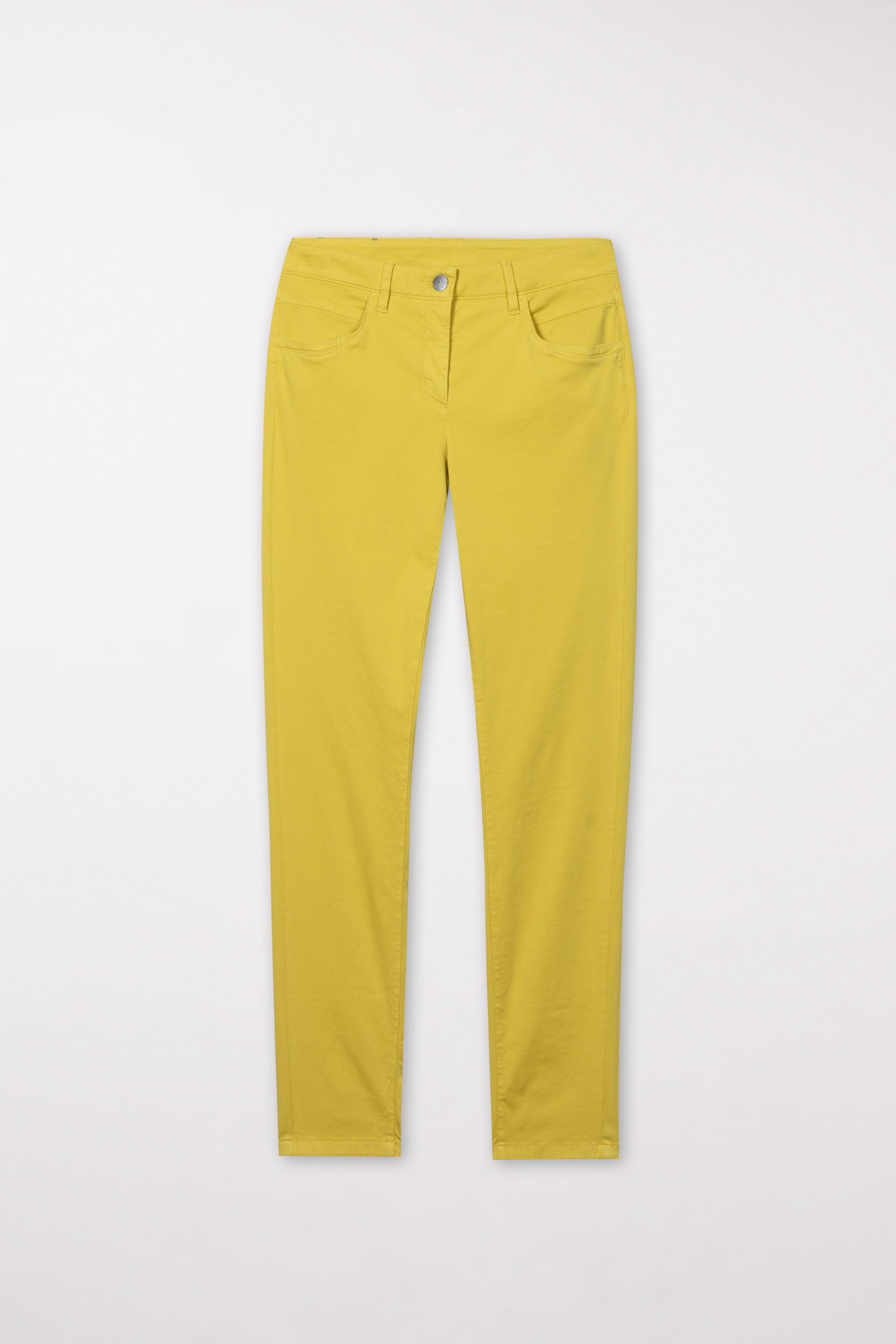 High-Stretch-Skinny-Denim - acid yellow - Standard | Artikel Front