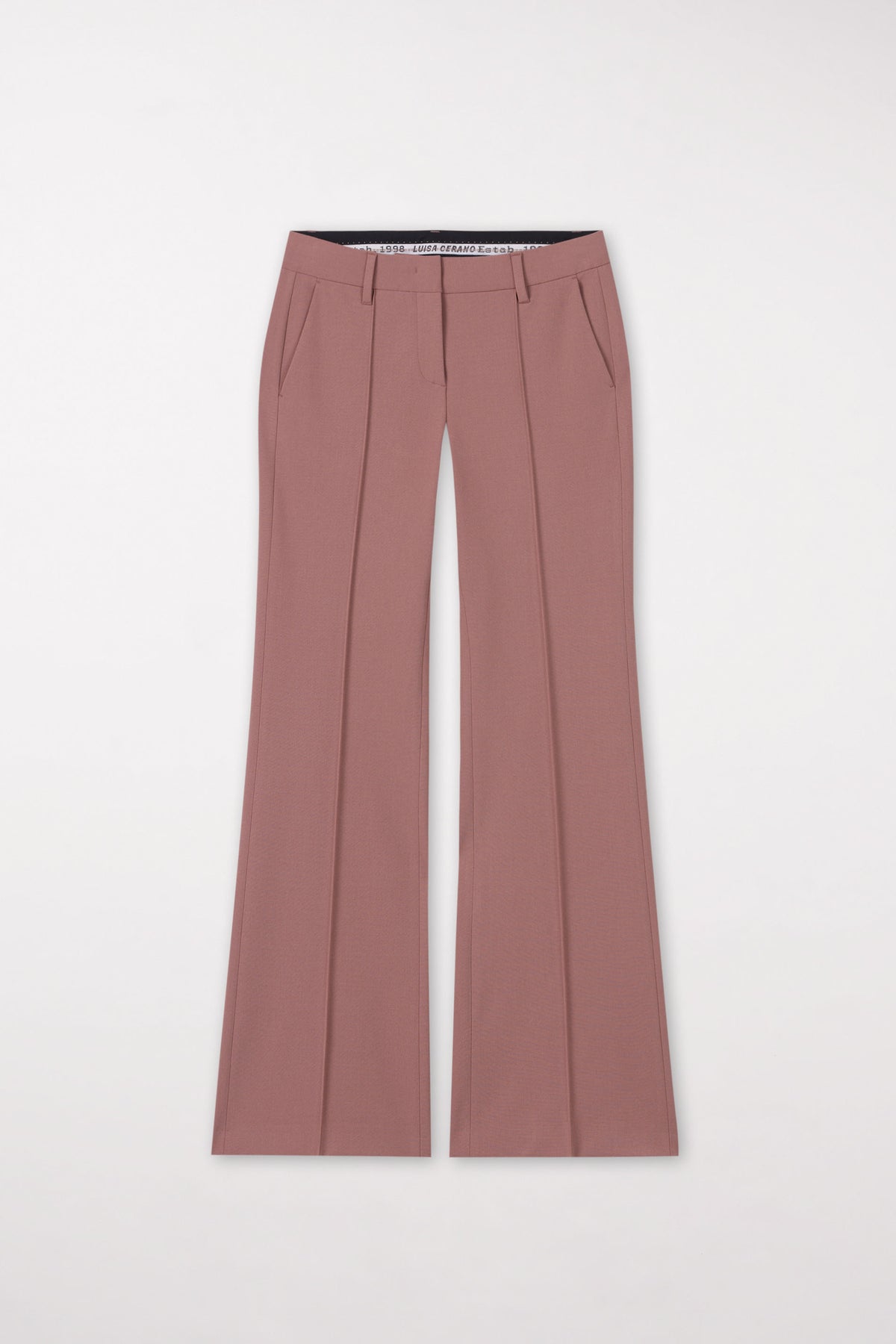 Bootcut-Pants mit Saumschlitz - smoky rosewood - Standard | Artikel Front