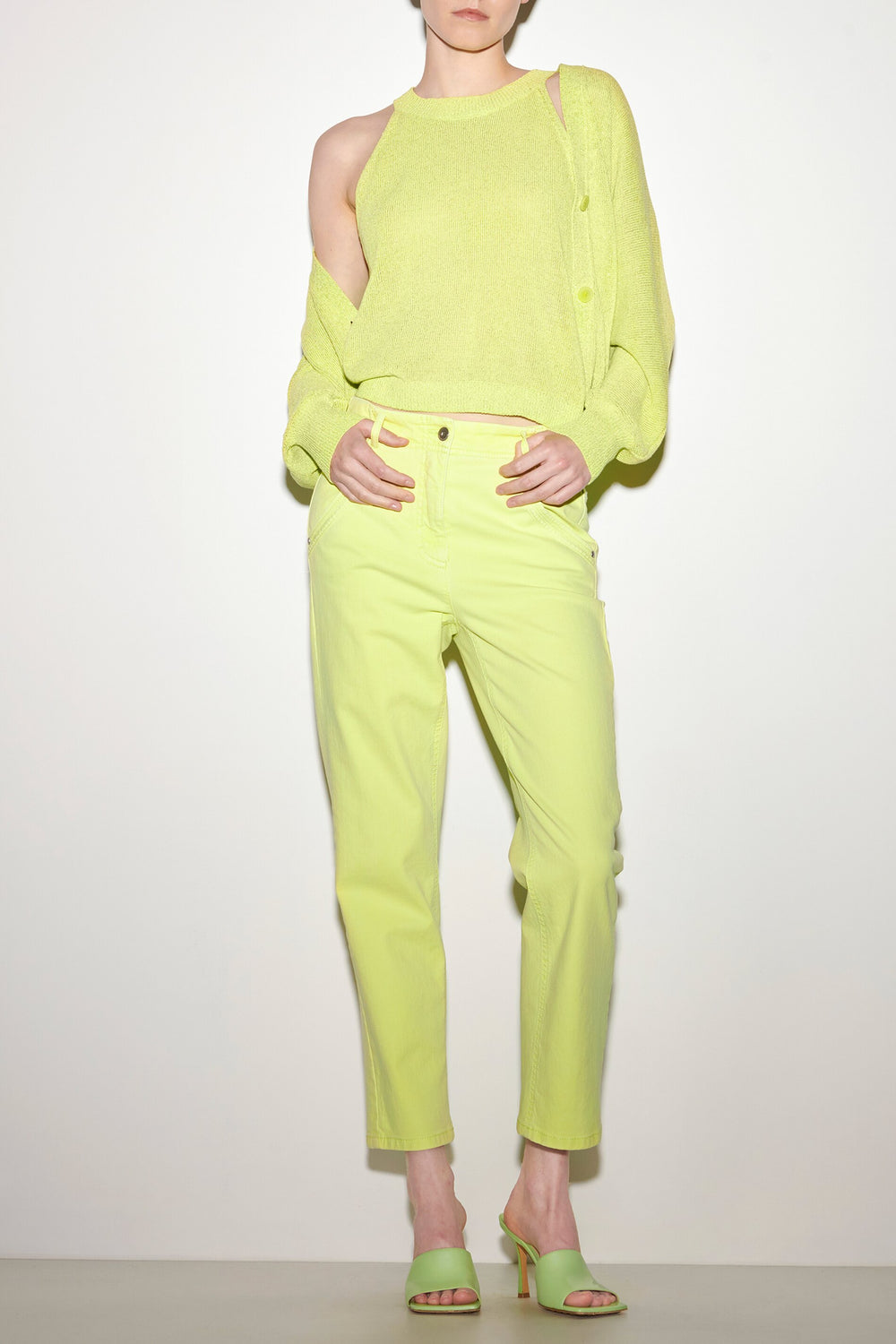 Authentic-Straightleg-Denim - lime - Standard