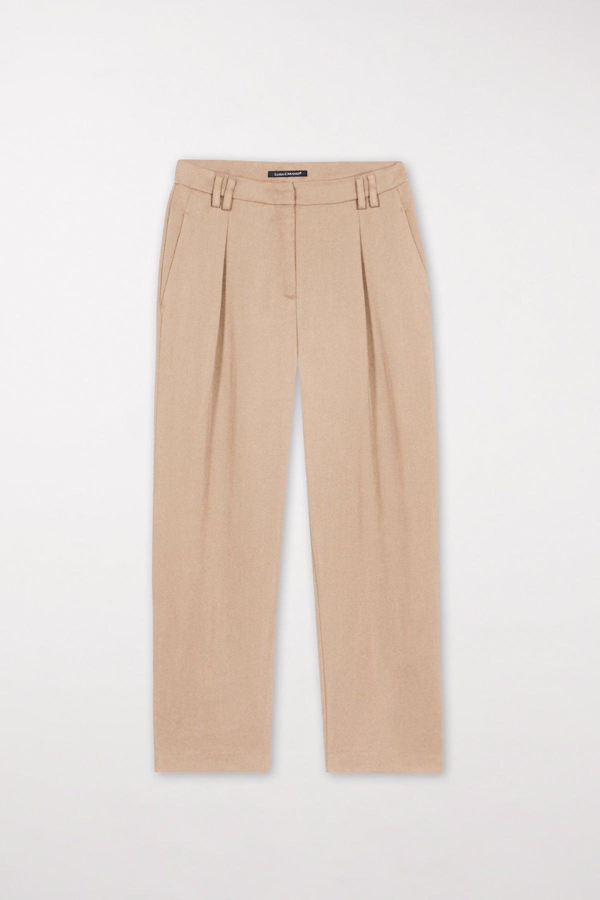 Gabardine-Tapered-Pants - cashew - Standard | Artikel Front