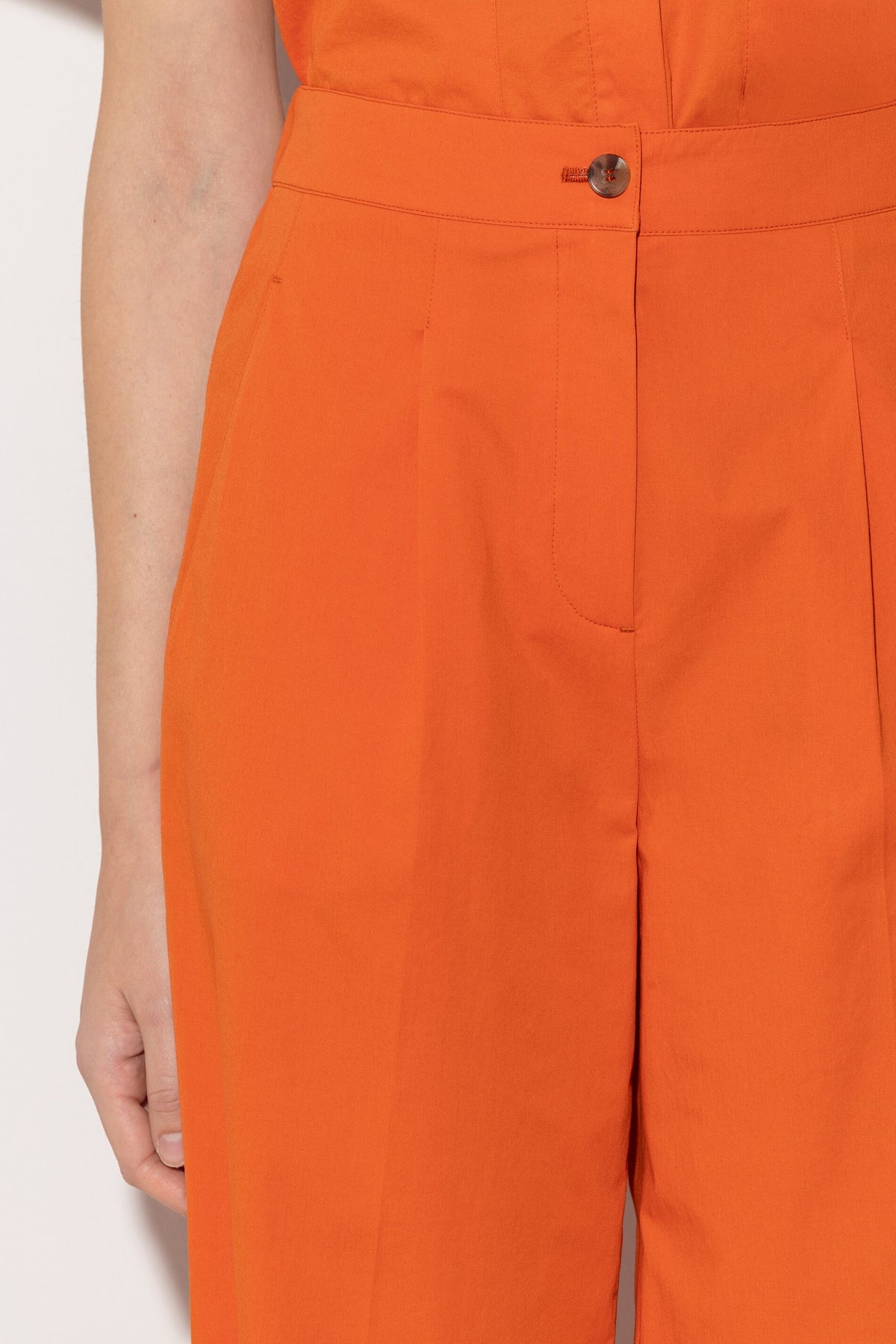Wideleg-Pants - burnt orange - Standard | Model Detail