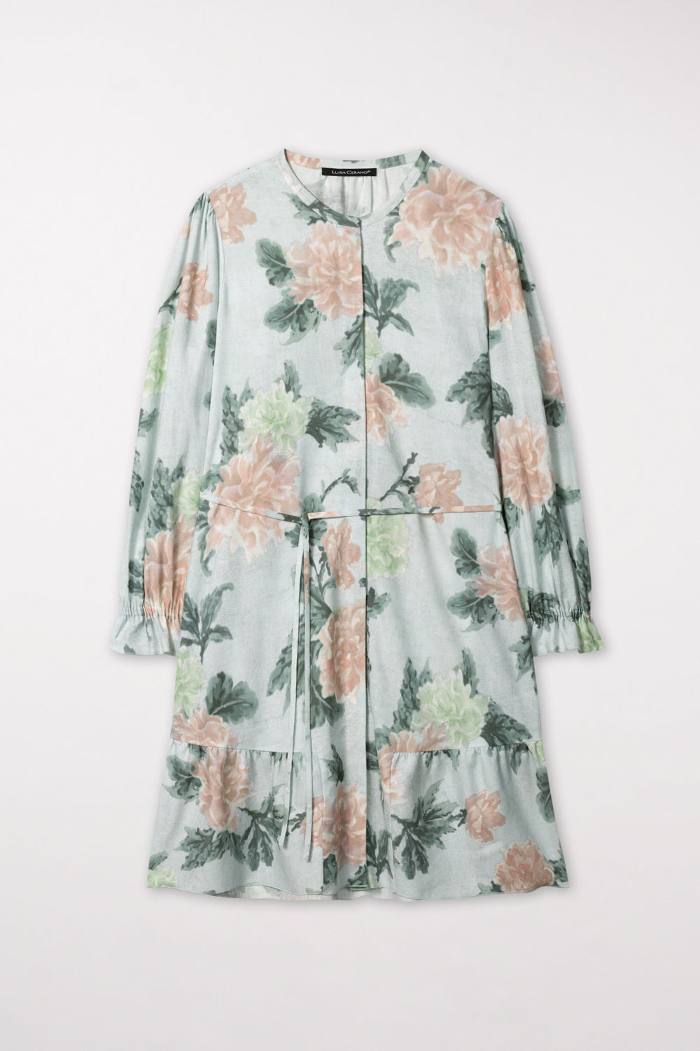 Midikleid mit Flower-Print - multi - Standard