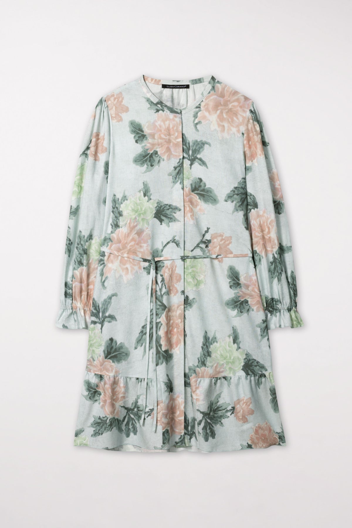 Midikleid mit Flower-Print - multi - Standard | Artikel Front
