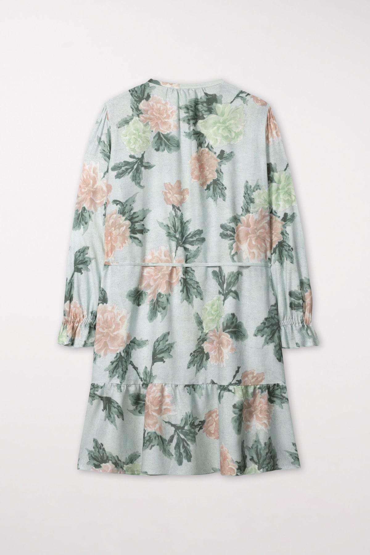 Midikleid mit Flower-Print - multi - Standard | Artikel Rück