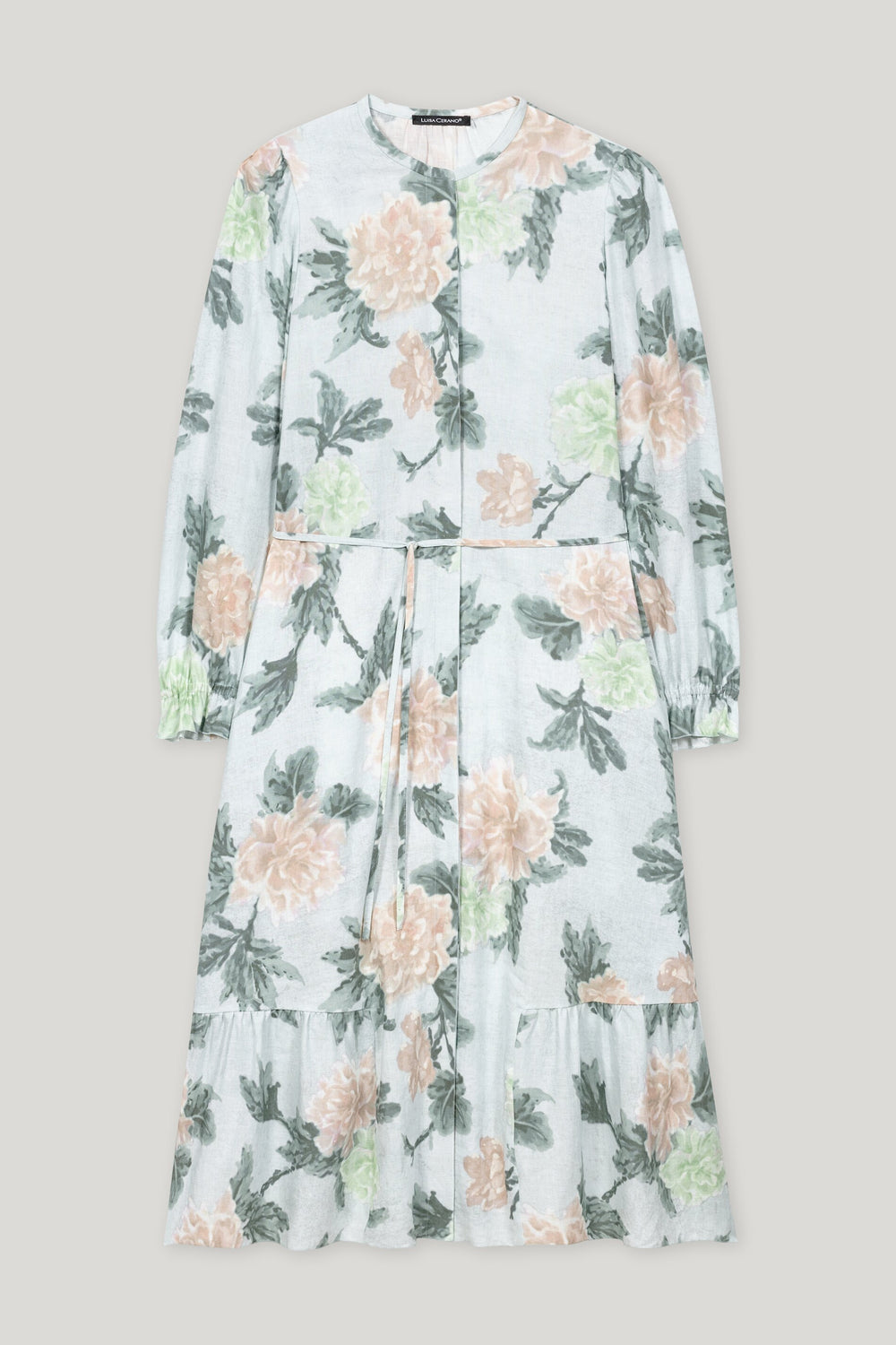 Midikleid mit Flower-Print - multi - lange Version