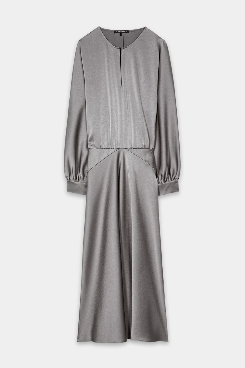 Robe midi avec manches kimono - platine - Standard