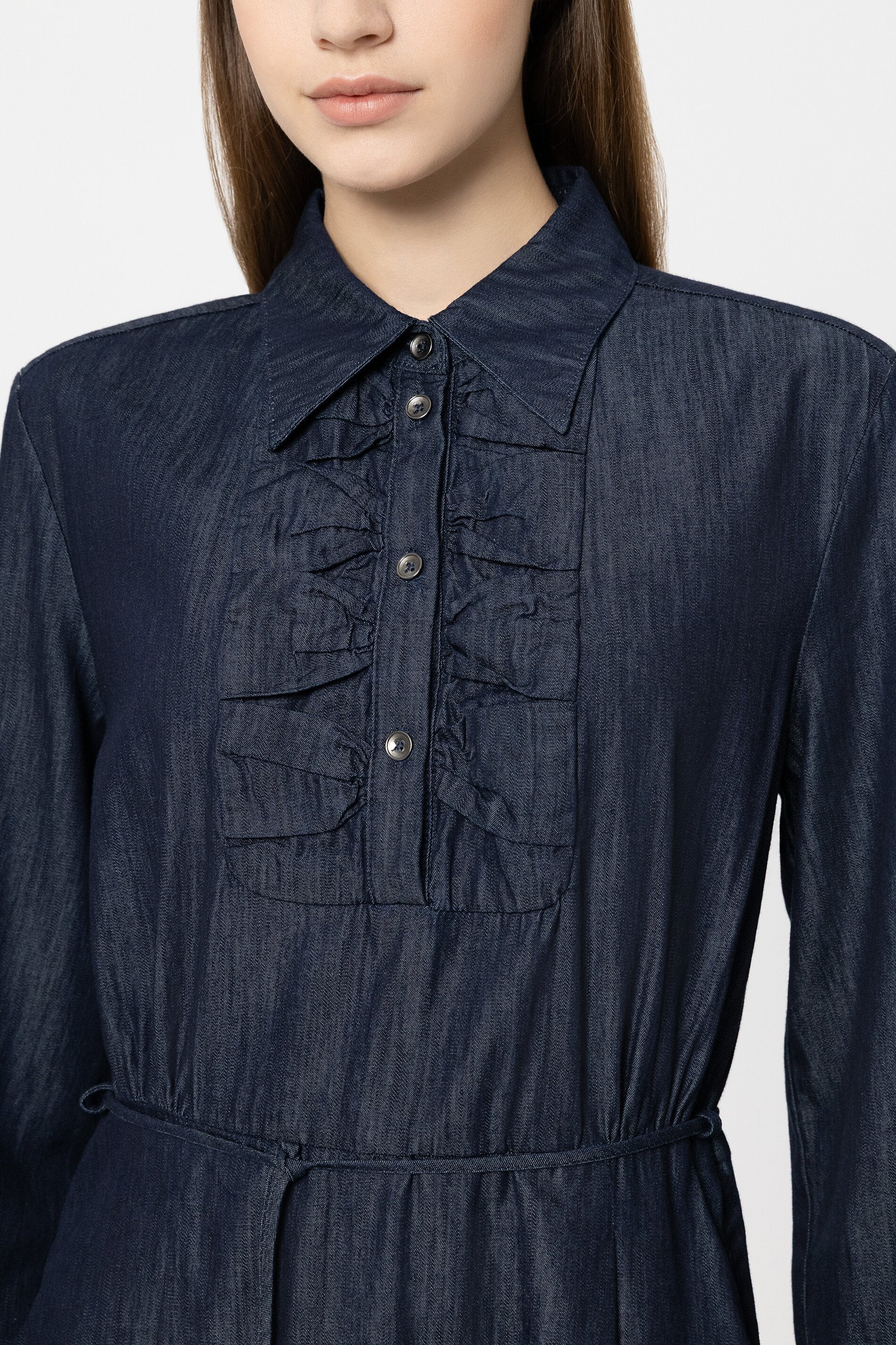 Denim-Maxi-Kleid - denim blue - Standard | Model Detail