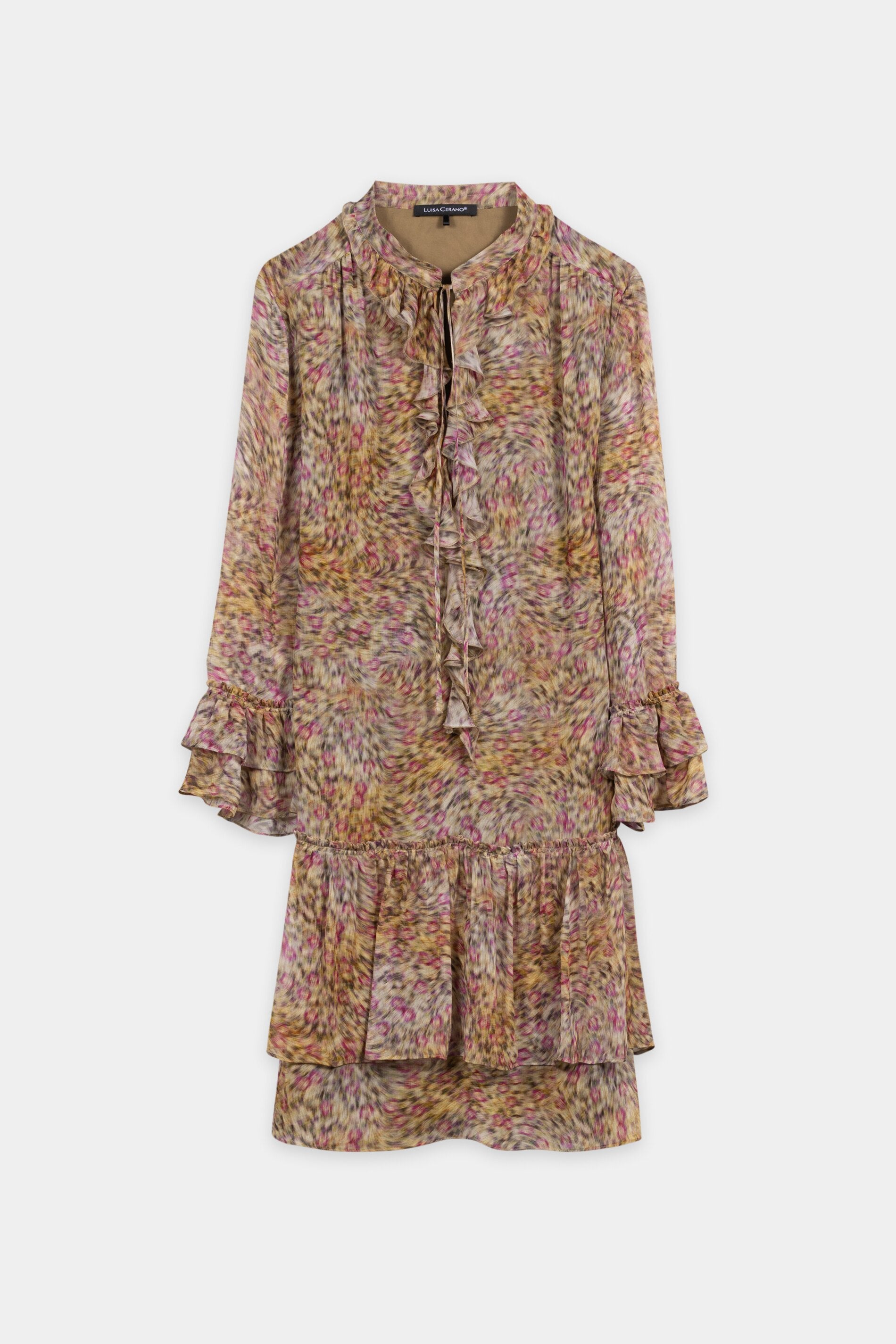 Boho-Kleid mit Animal-Print - multi - Standard | Artikel Front