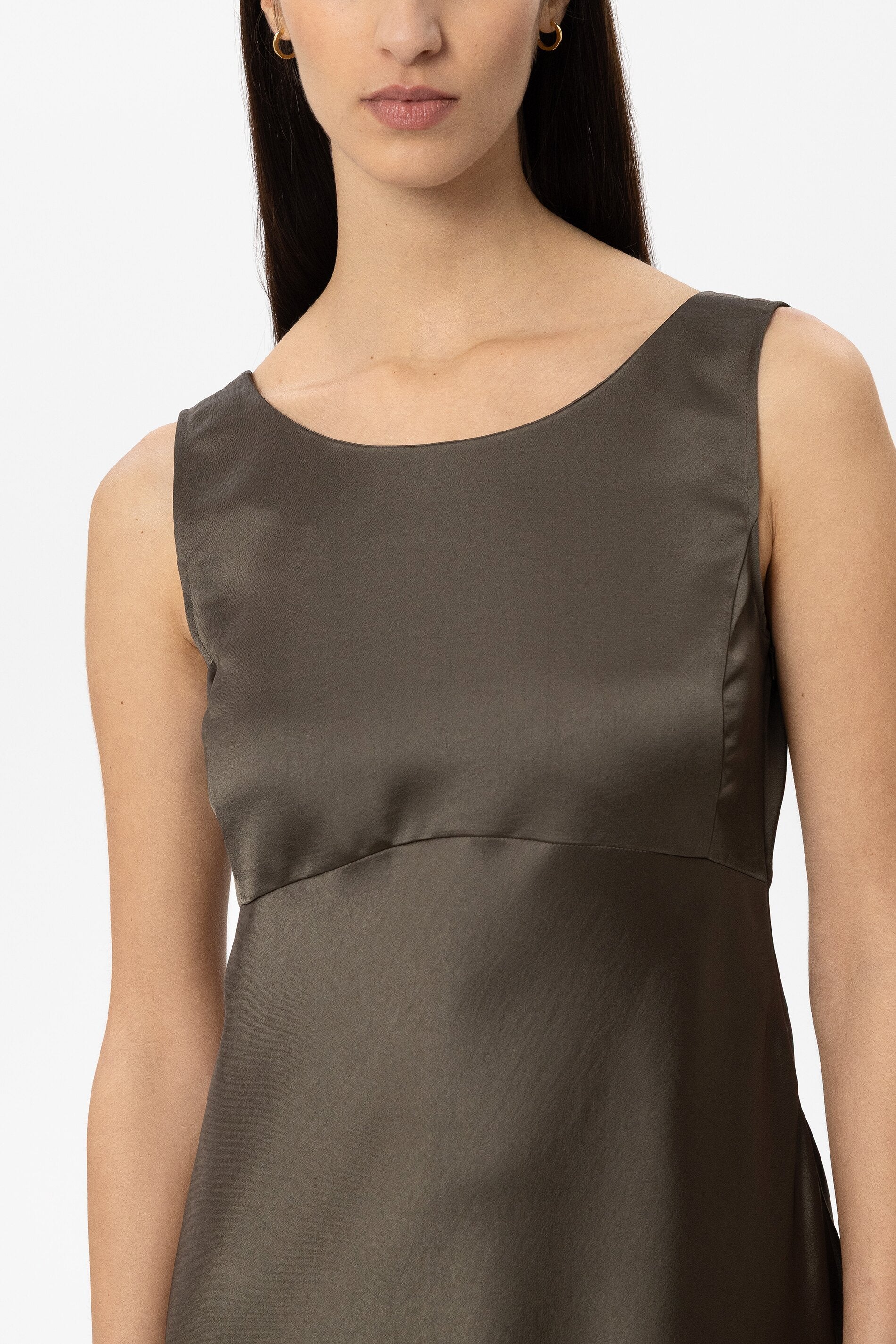 Satin-Shiftdress - muskat - Standard | Model Detail