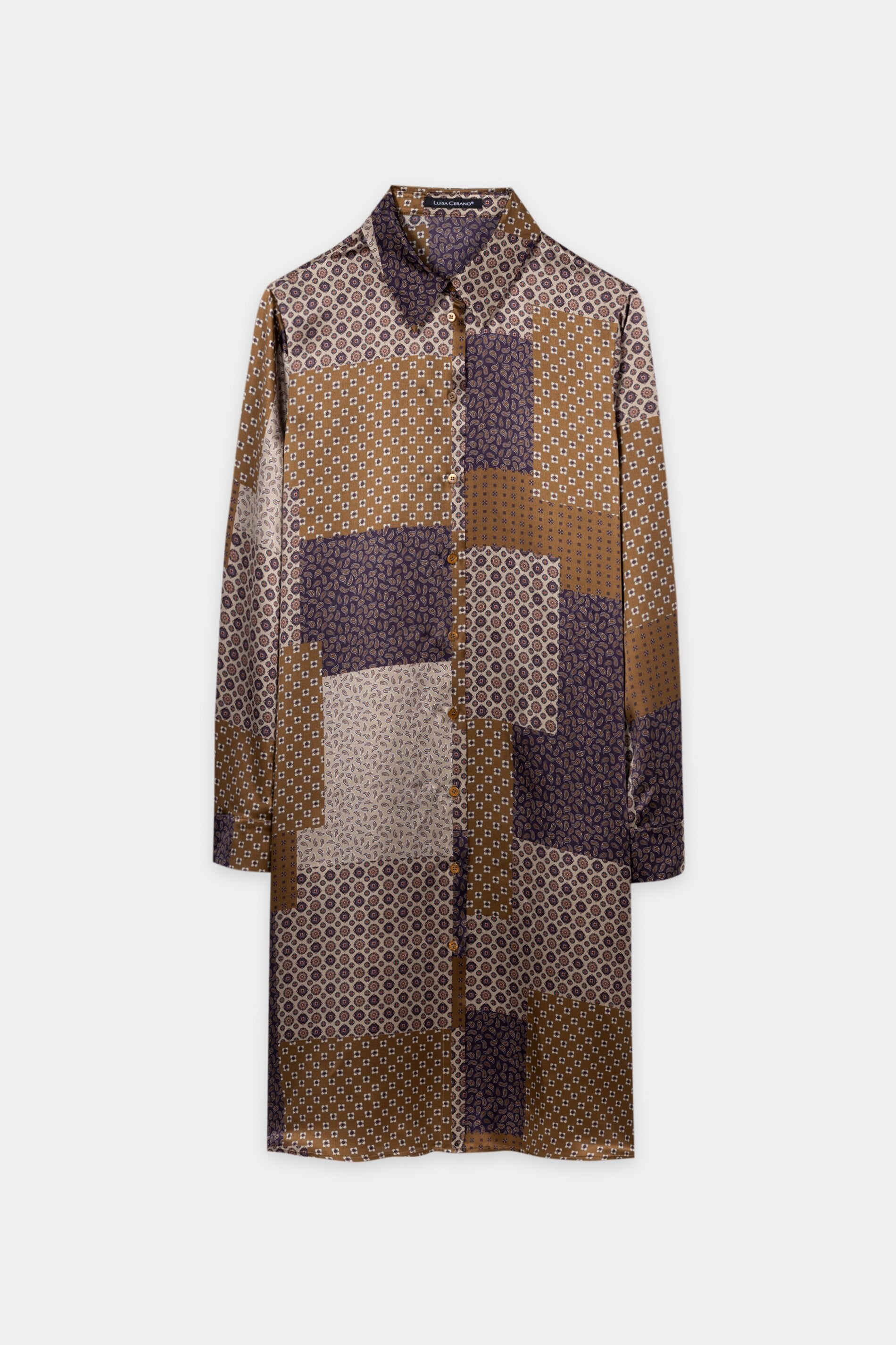 Midikleid mit Pattern-Print - multi - Standard | Artikel Front