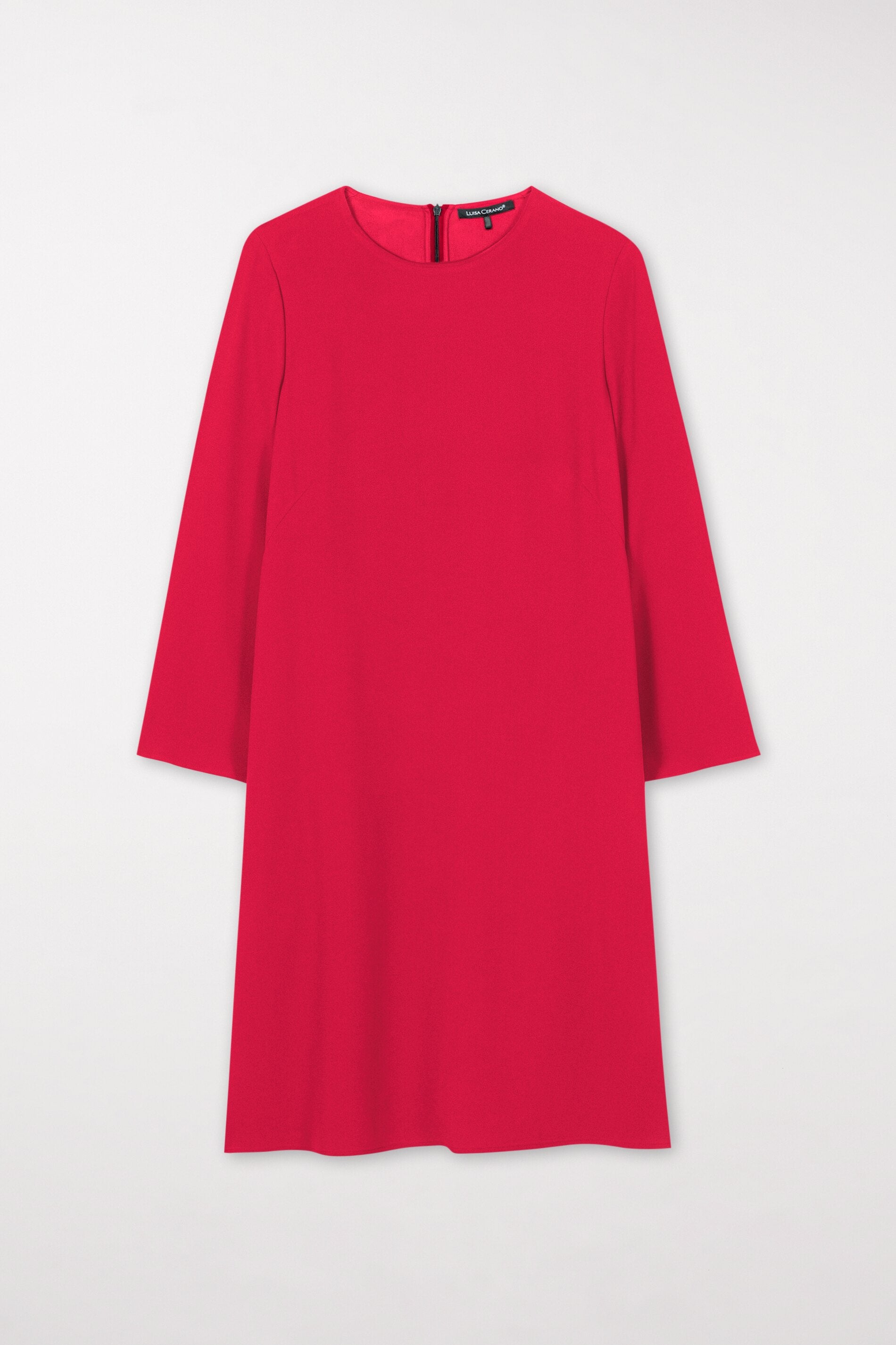 Minikleid mit ¾-Arm - bright red - Standard | Artikel Front