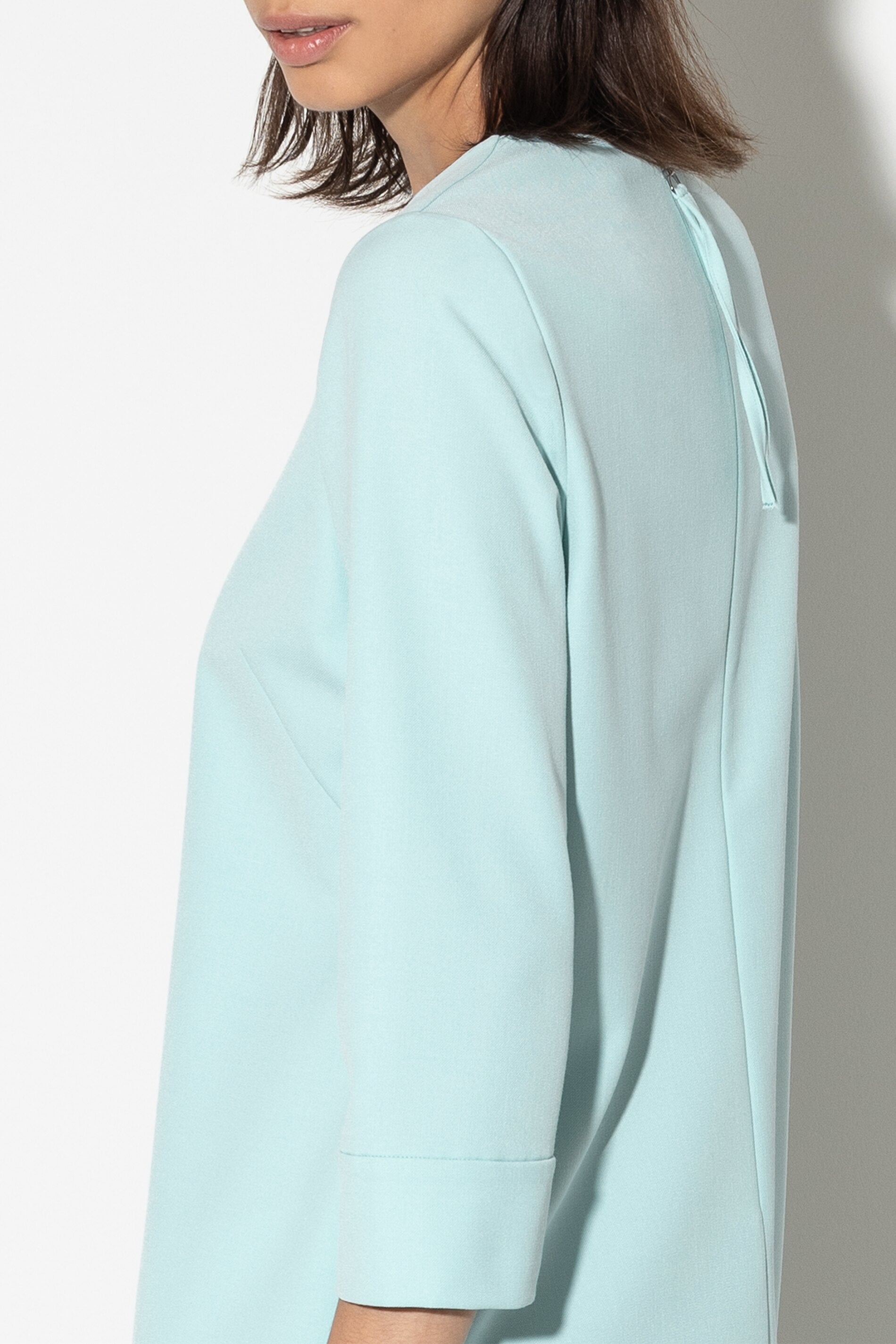 Kleid mit ¾-Arm - mineral aqua - Standard | Model Detail