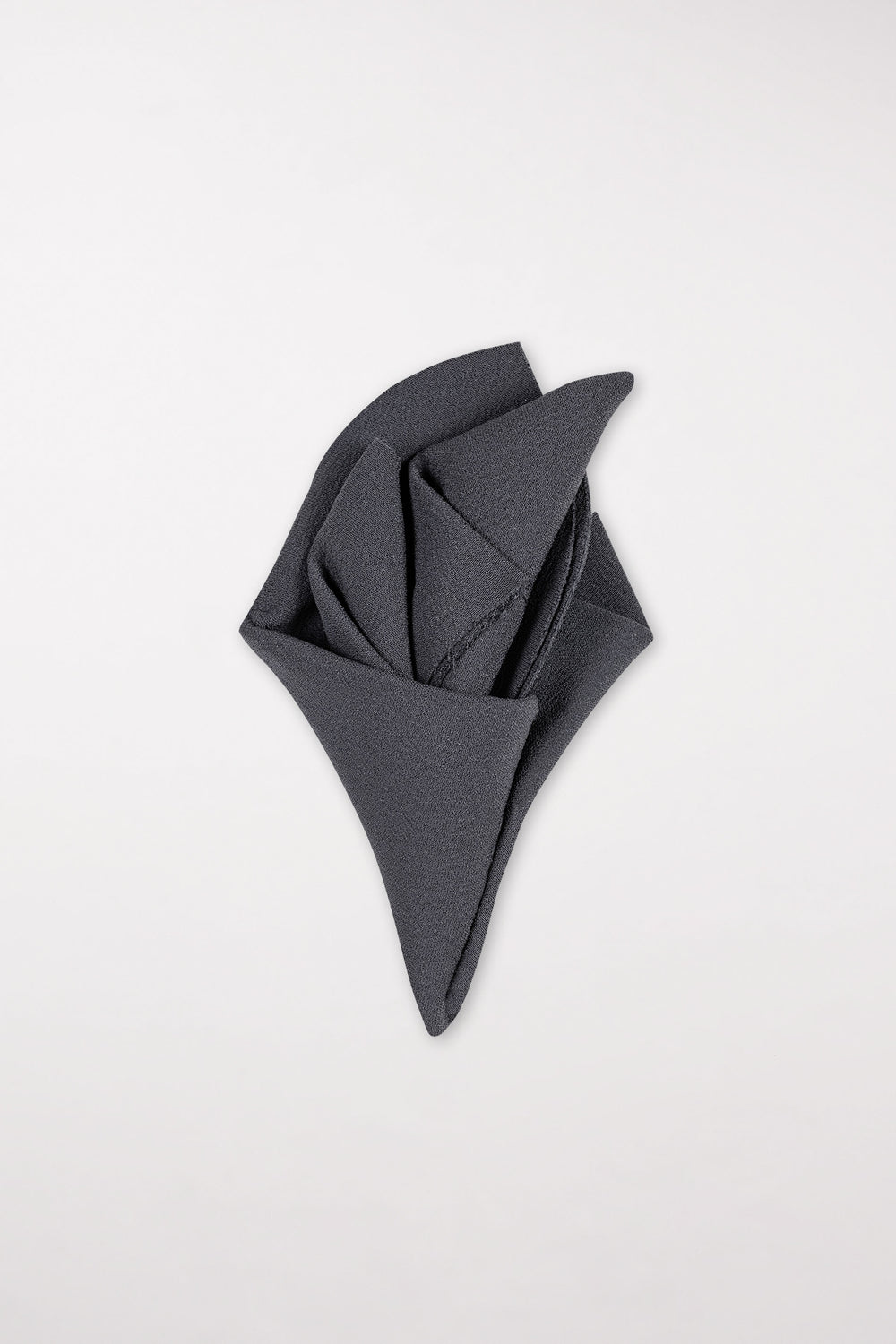 Anstecktuch aus Seiden-Mix - greyish blue - Standard