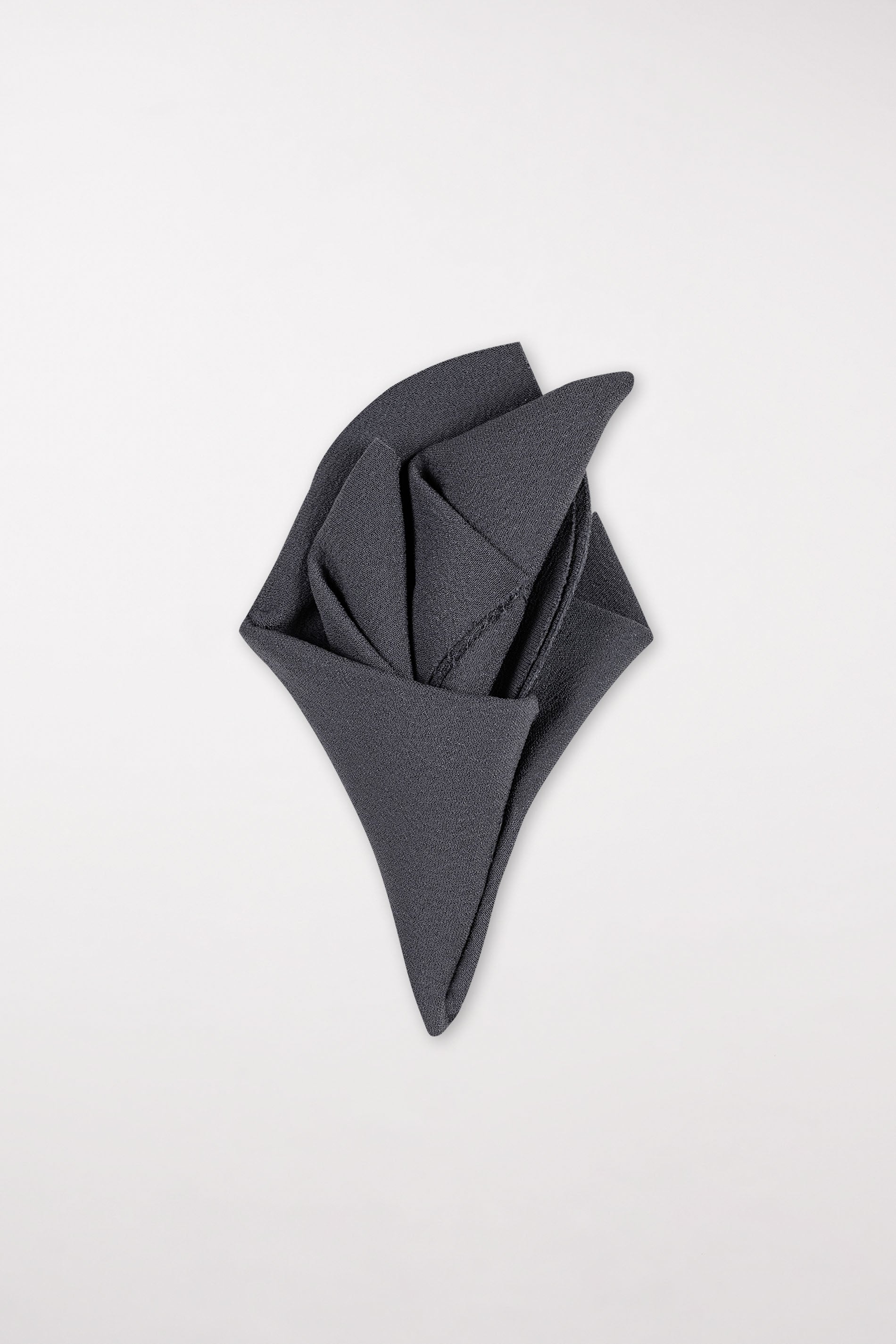 Anstecktuch aus Seiden-Mix - greyish blue - Standard | Artikel Front