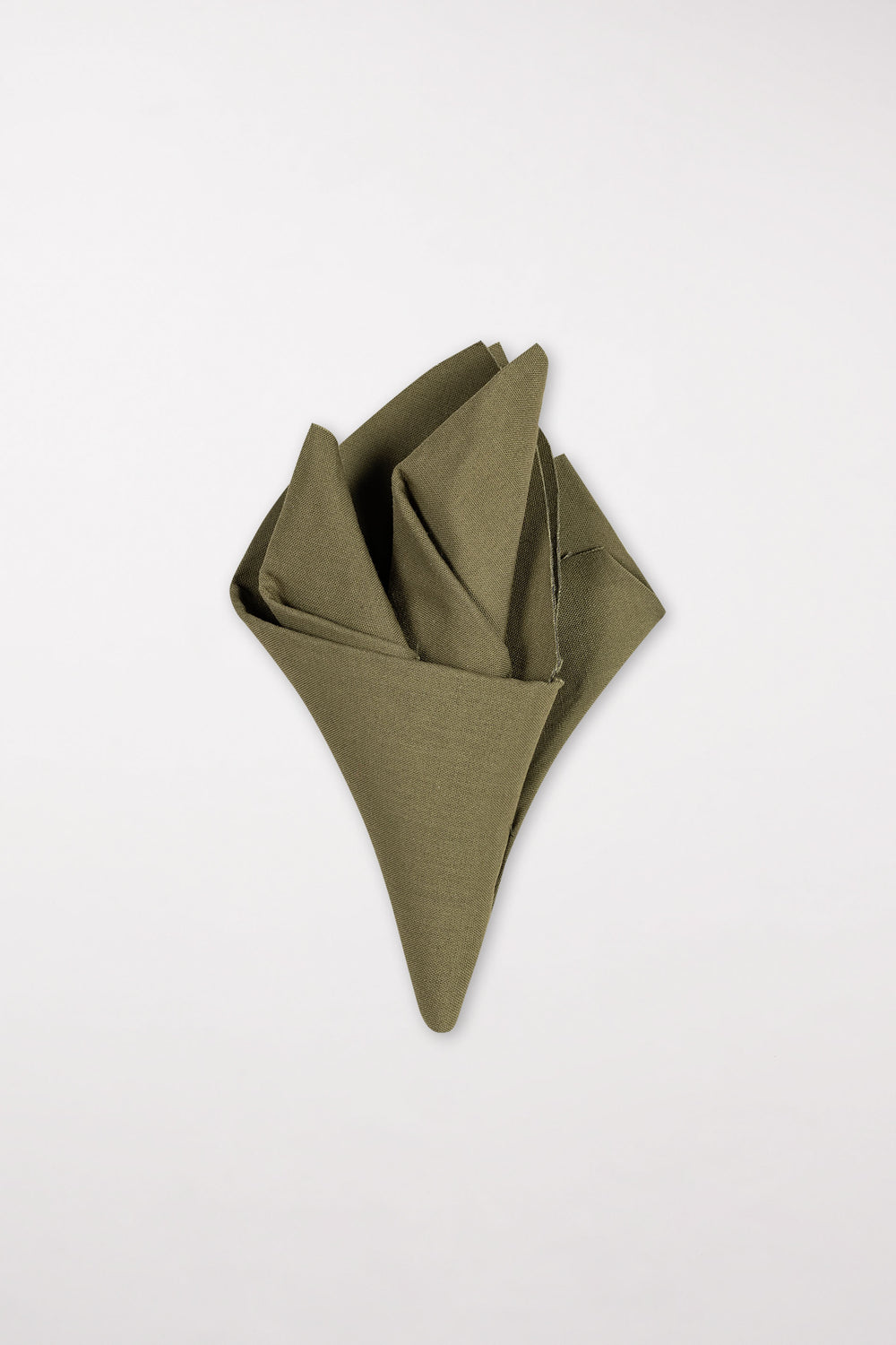 Anstecktuch aus Seiden-Mix - moss green - Standard