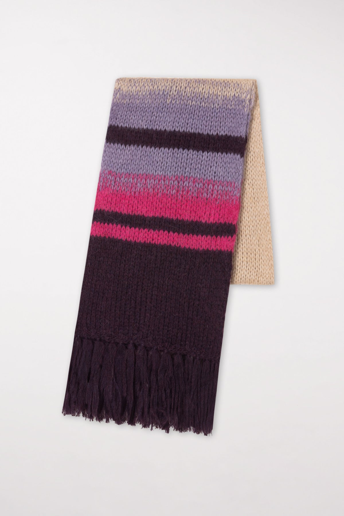 Schal mit Fancy-Stripe - multi - Standard | Artikel Front