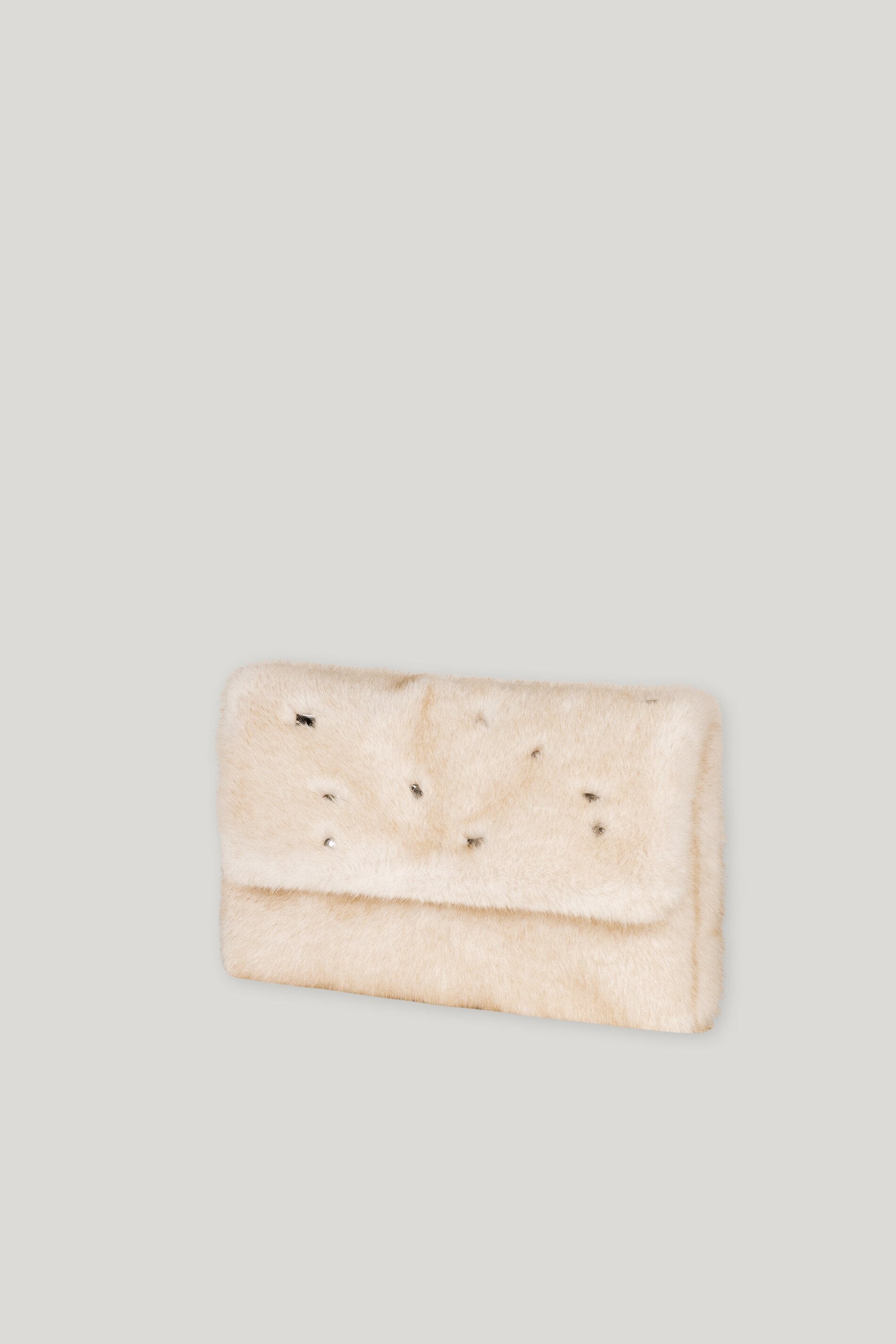 Tasche in Fell-Optik - cream - Standard | Artikel Rück