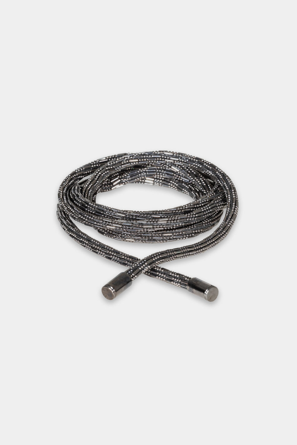 Ceinture avec perles en métal - platine - standard