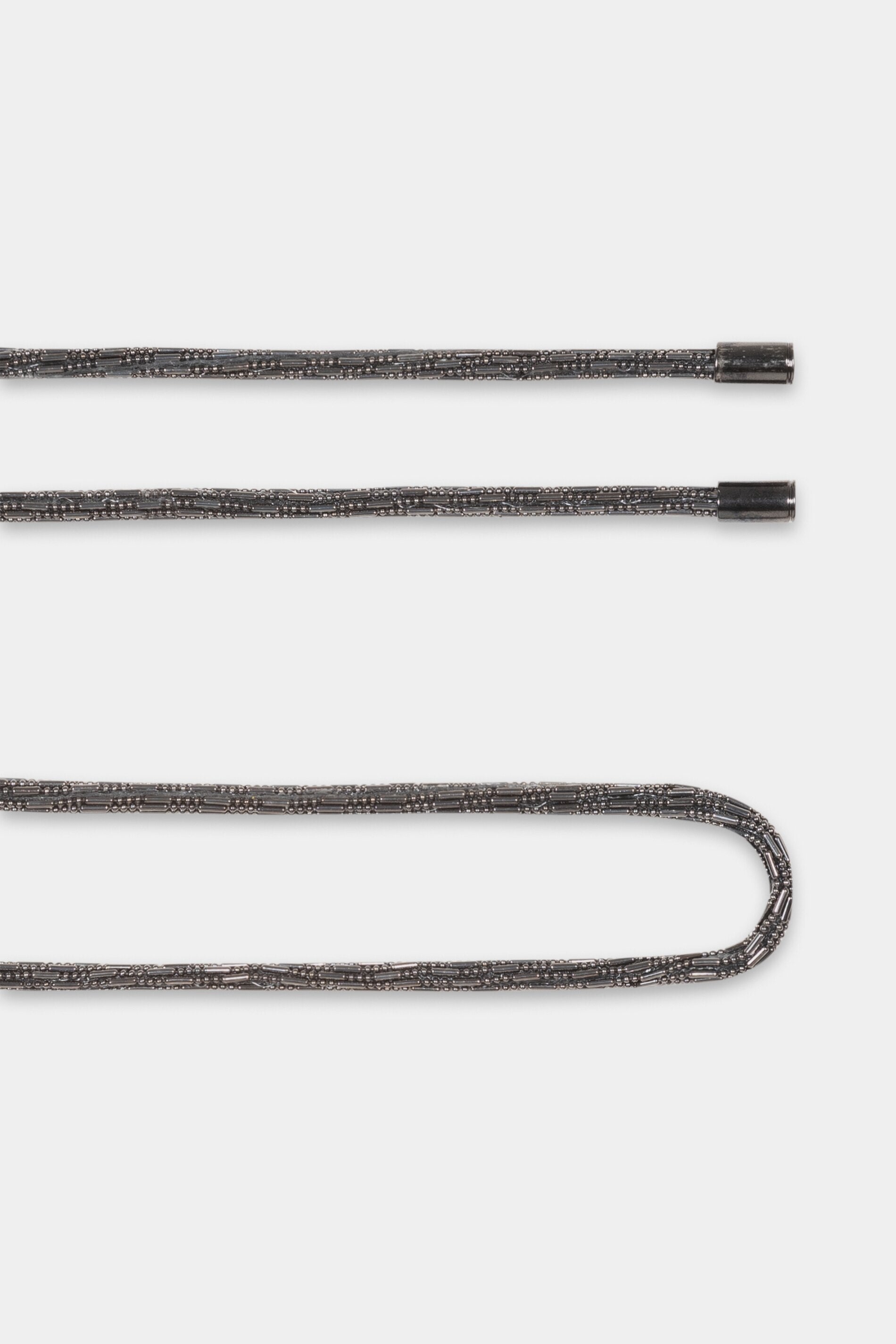 Gürtel mit Metallperlen - platin - Standard | Artikel Rück