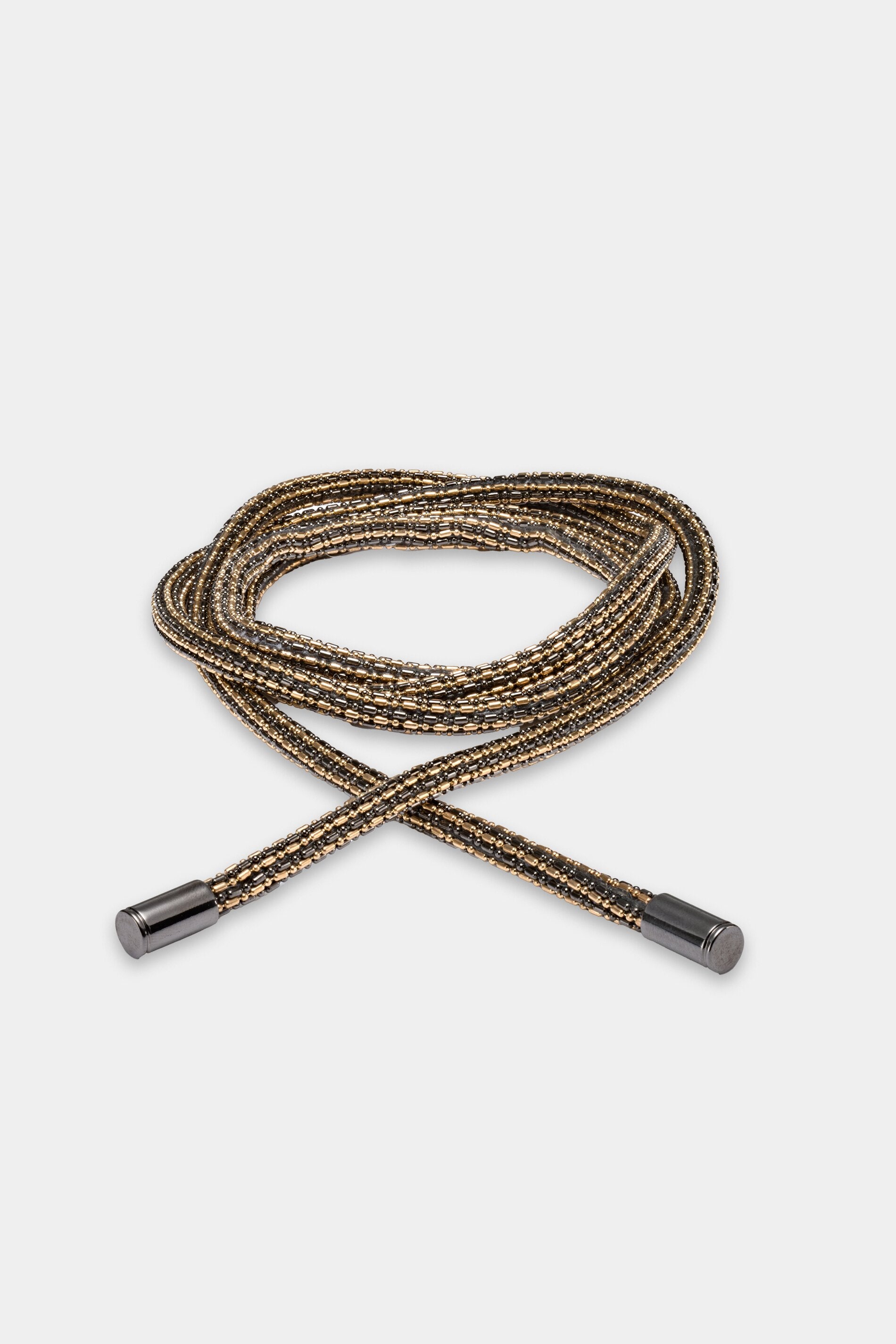 Gürtel mit Metallperlen - golden camel - Standard | Artikel Front