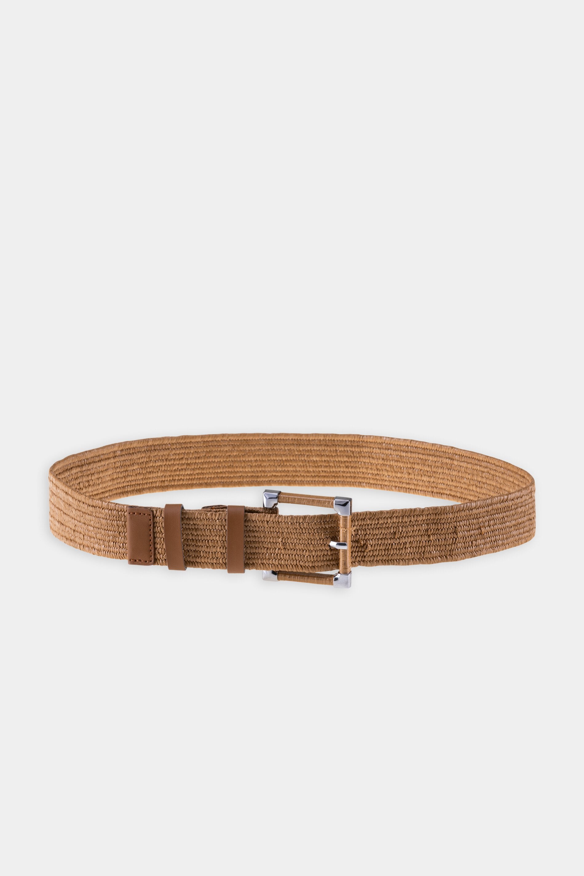 Bast belt - dark terracotta - Standard