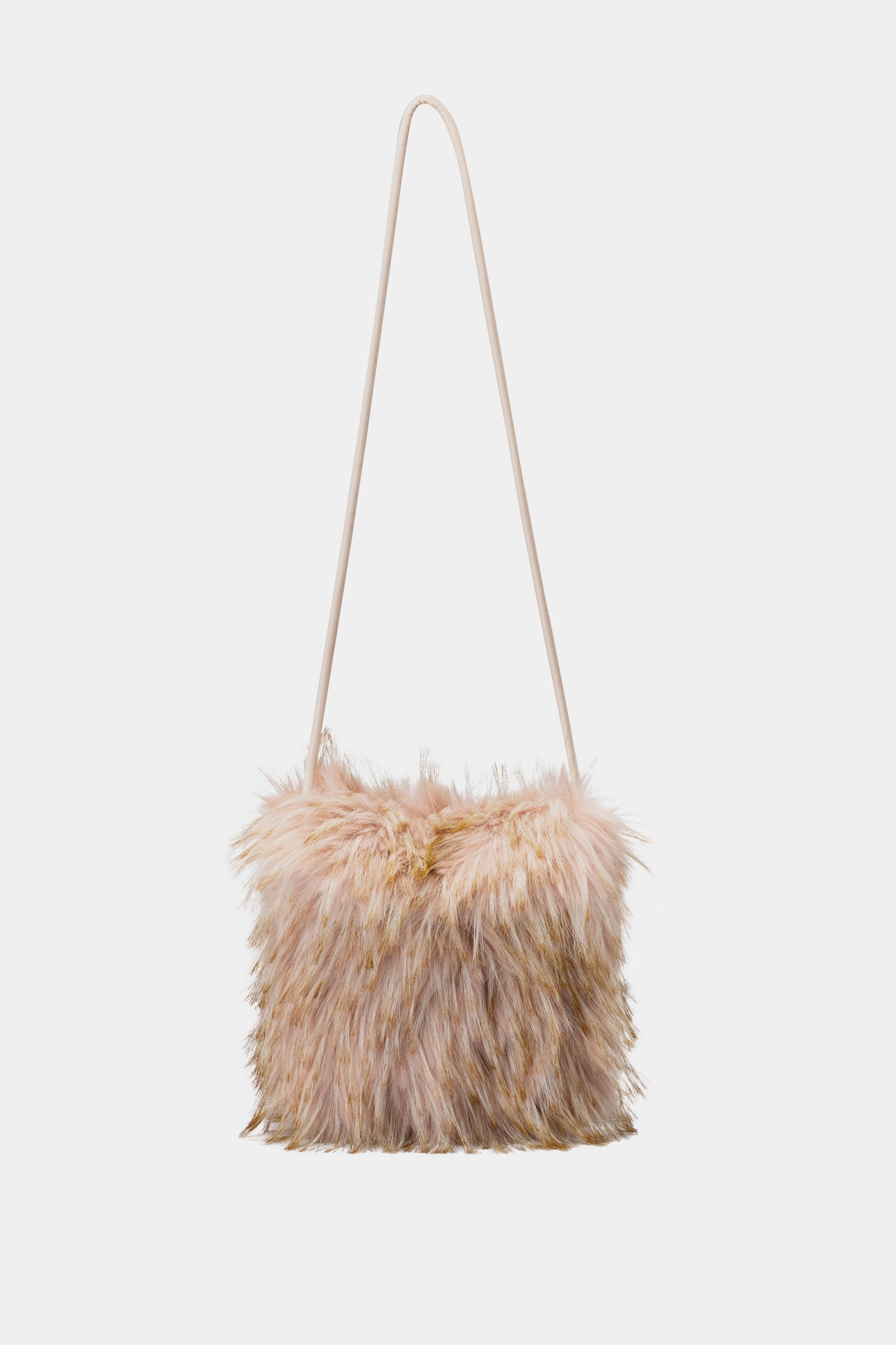 Boho-Tasche in Fell-Optik - nude changeant - Standard | Artikel Front