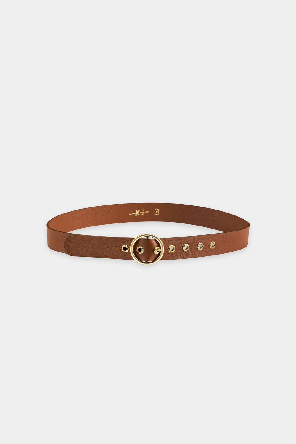 Ledergürtel - cognac - Standard