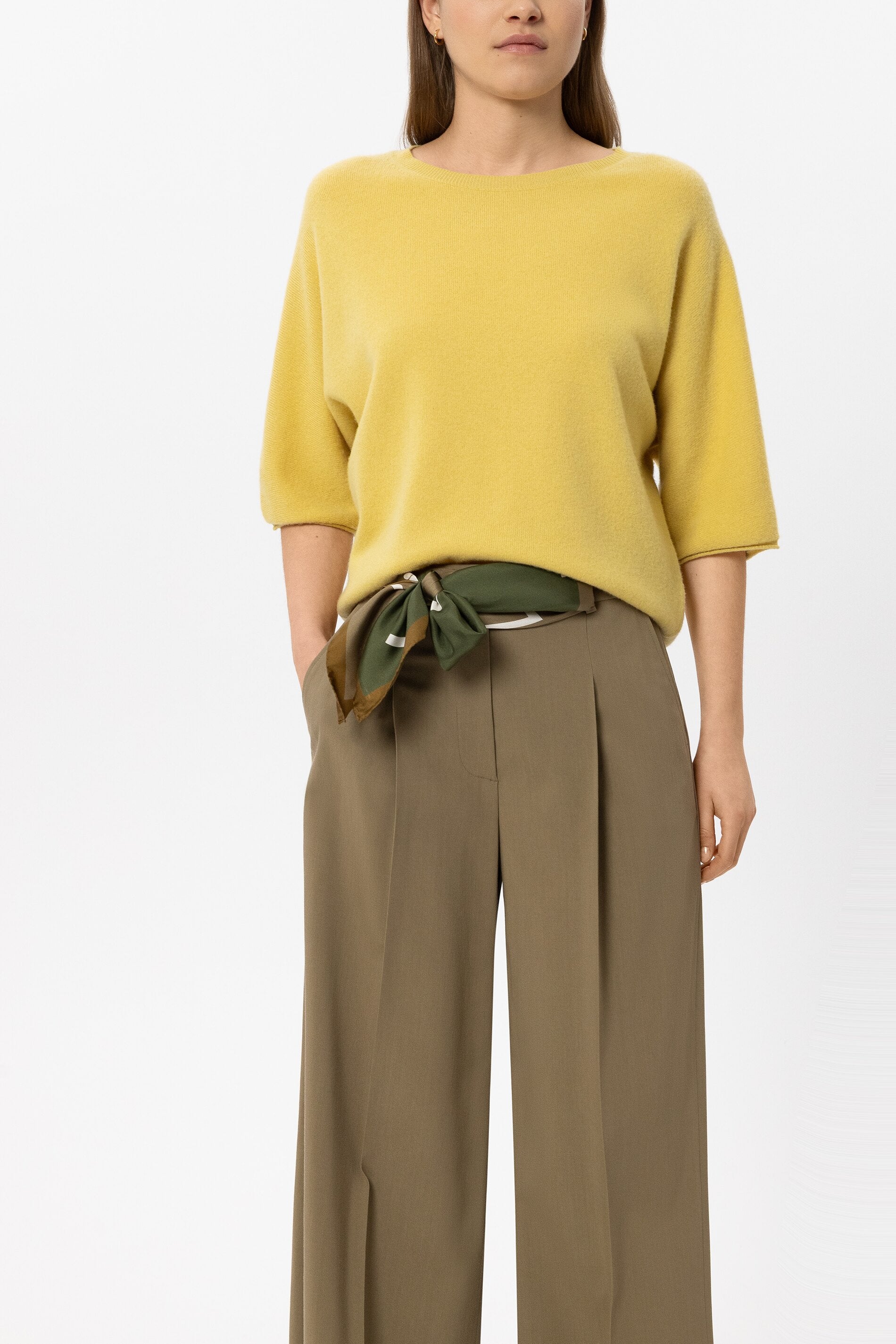 Seidentuch mit Print - multi - Standard | Model Front