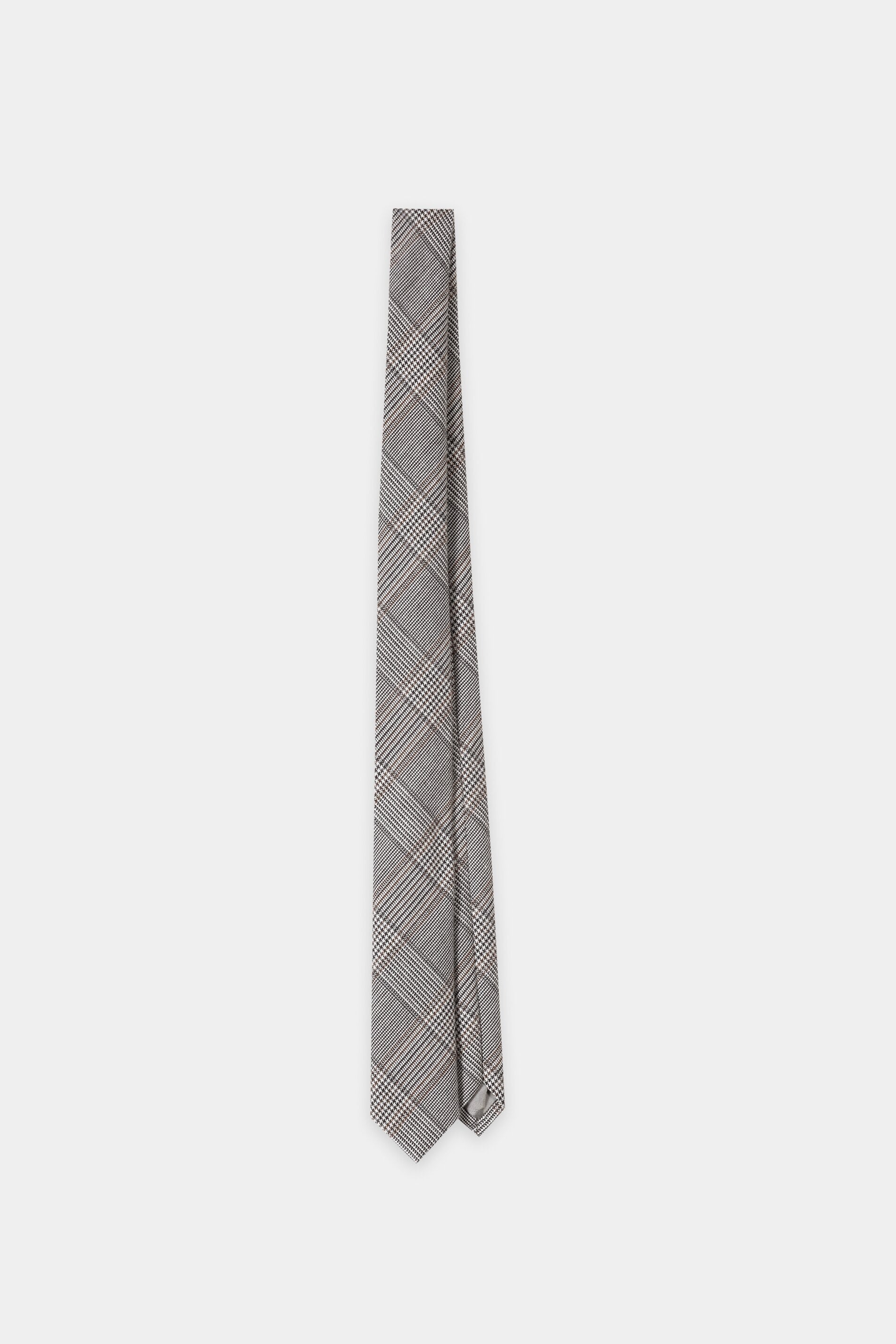 Karo-Krawatte - heather grey - Standard | Artikel Front