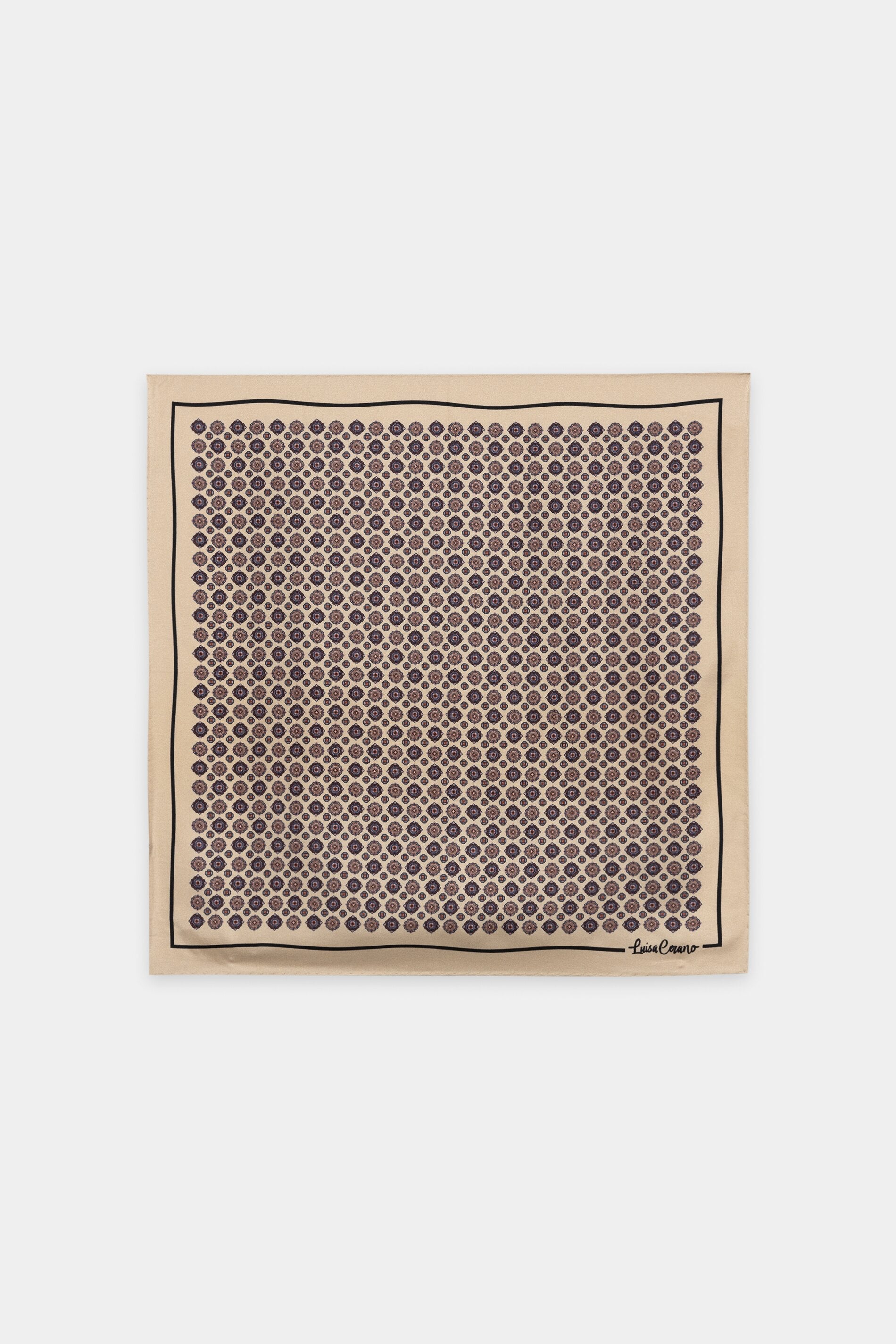 Seiden-Tuch mit Print - multi - Standard | Artikel Front